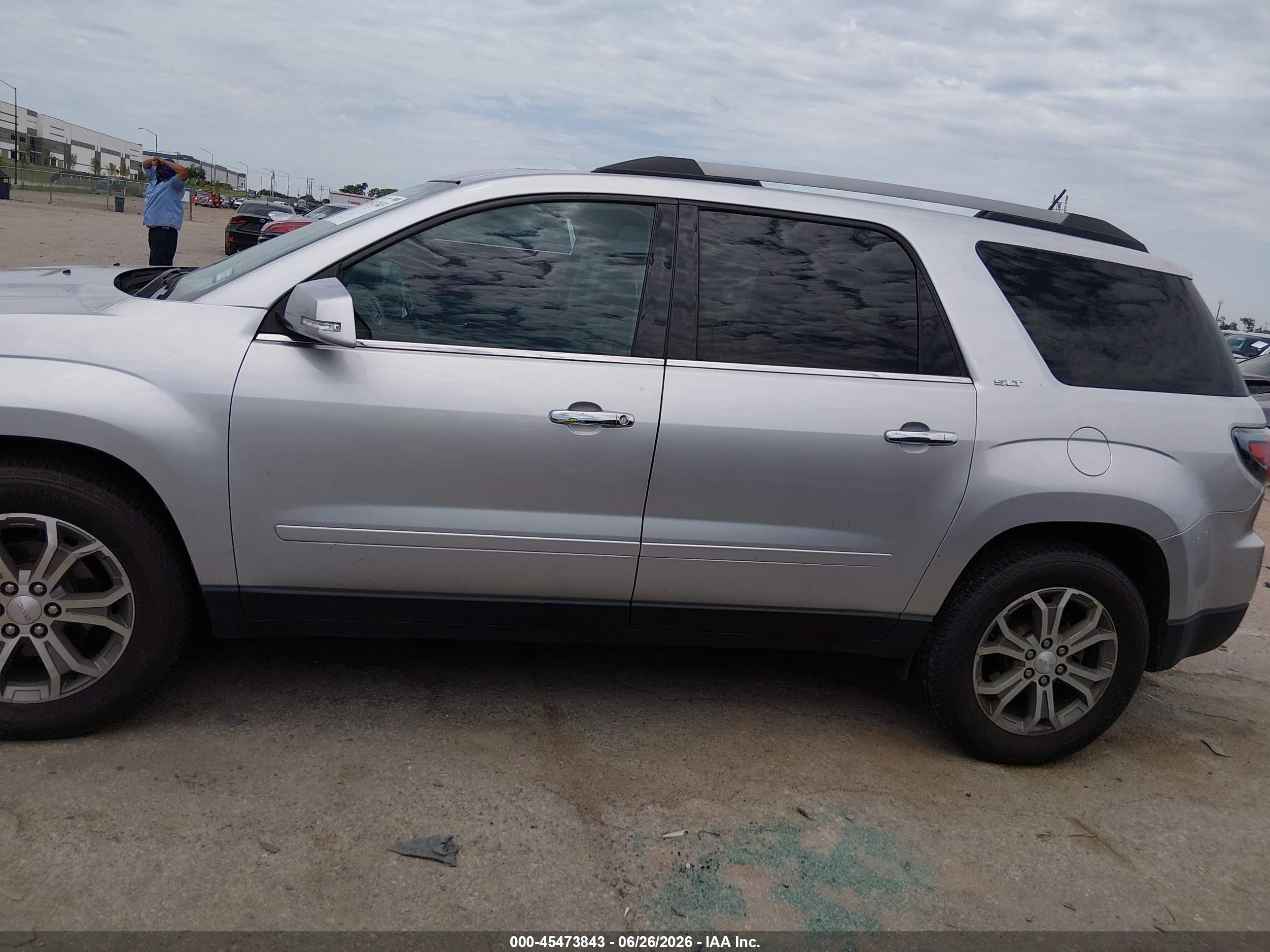 2013 Gmc Acadia Slt-1 Silver vin: 1GKKVRKDXDJ254429