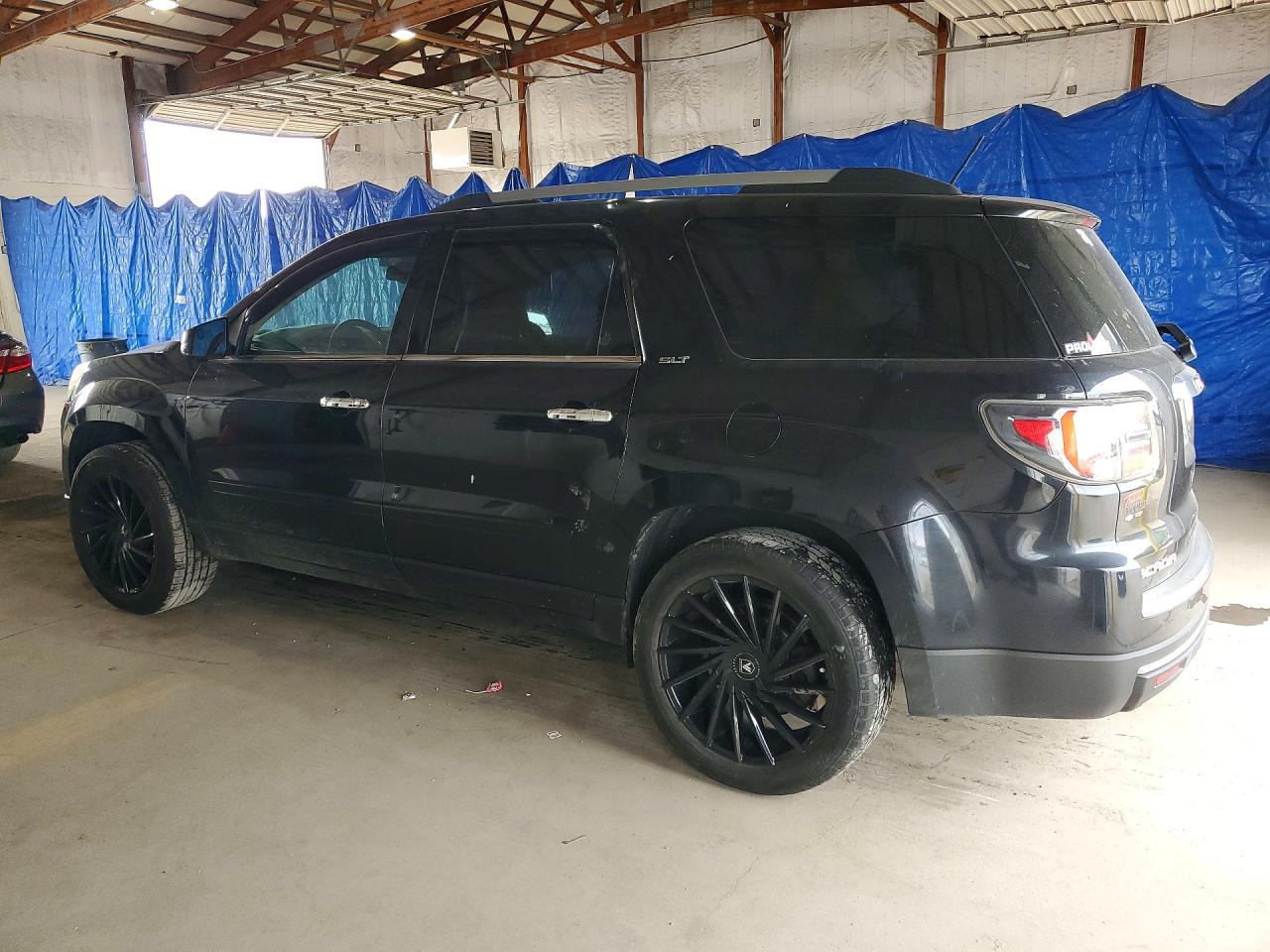 2014 Gmc Acadia Slt-1 Black vin: 1GKKVRKDXEJ148063