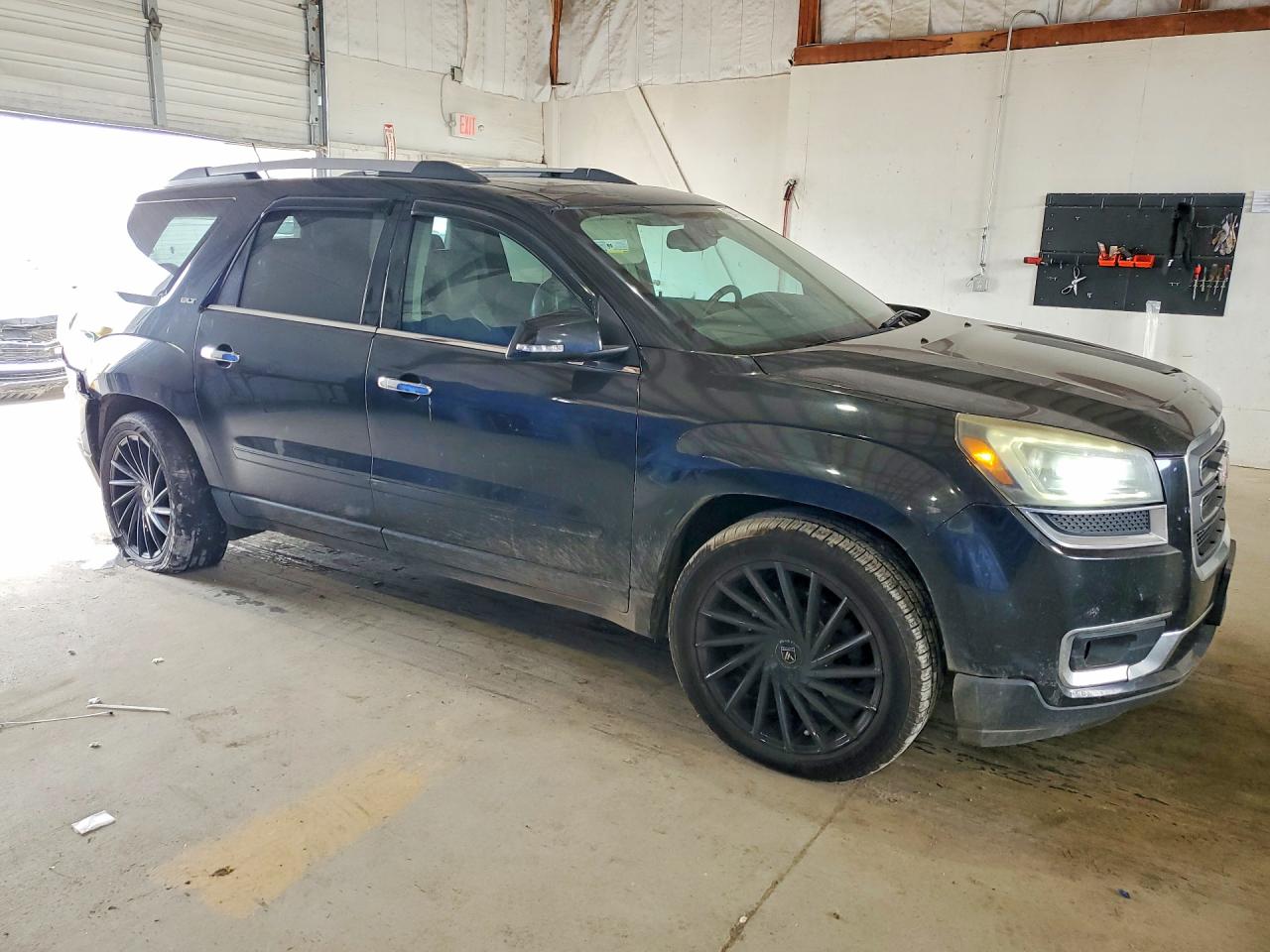 2014 Gmc Acadia Slt-1 Black vin: 1GKKVRKDXEJ148063