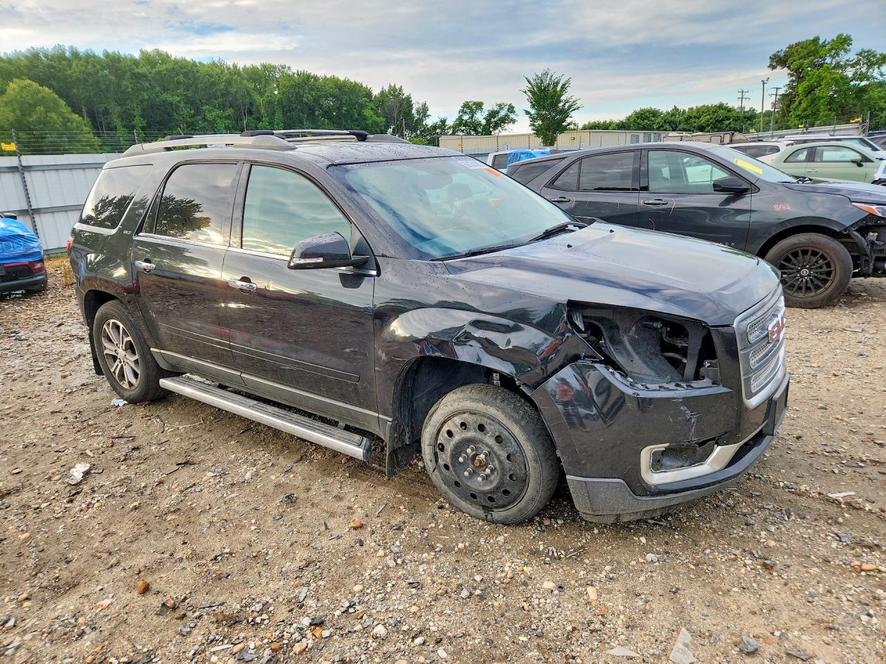 2014 Gmc Acadia Slt-1 Black vin: 1GKKVRKDXEJ244131