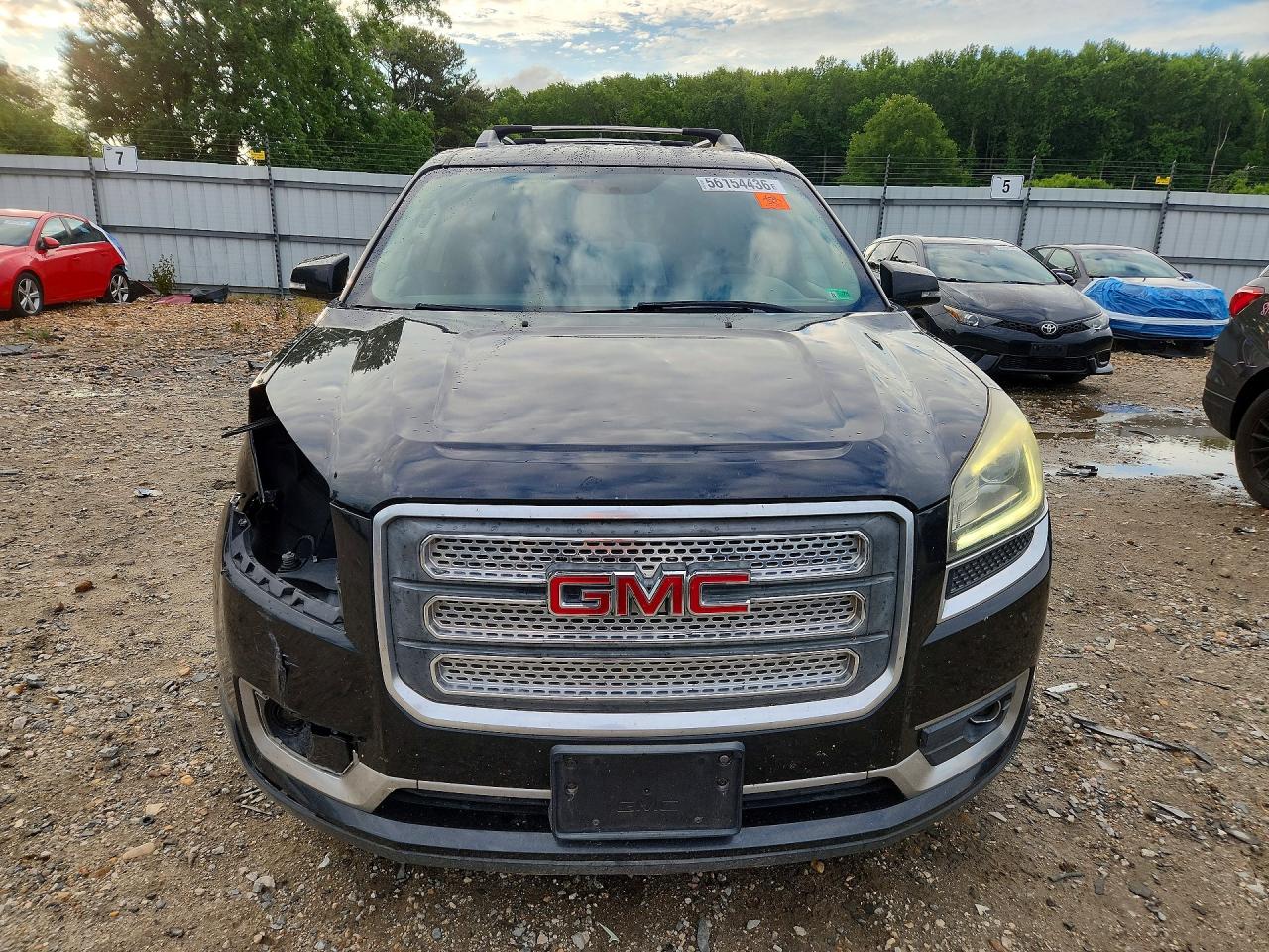 2014 Gmc Acadia Slt-1 Black vin: 1GKKVRKDXEJ244131