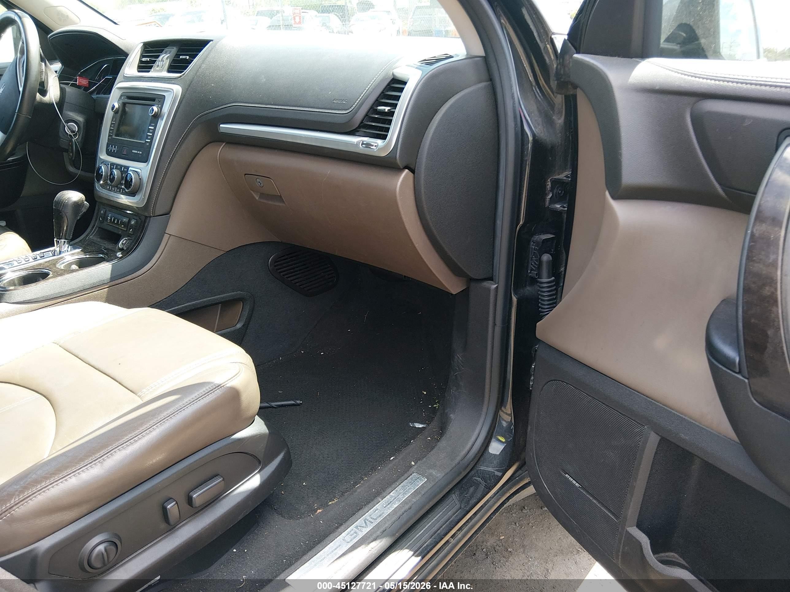 2014 Gmc Acadia Slt-1 Black vin: 1GKKVRKDXEJ251659