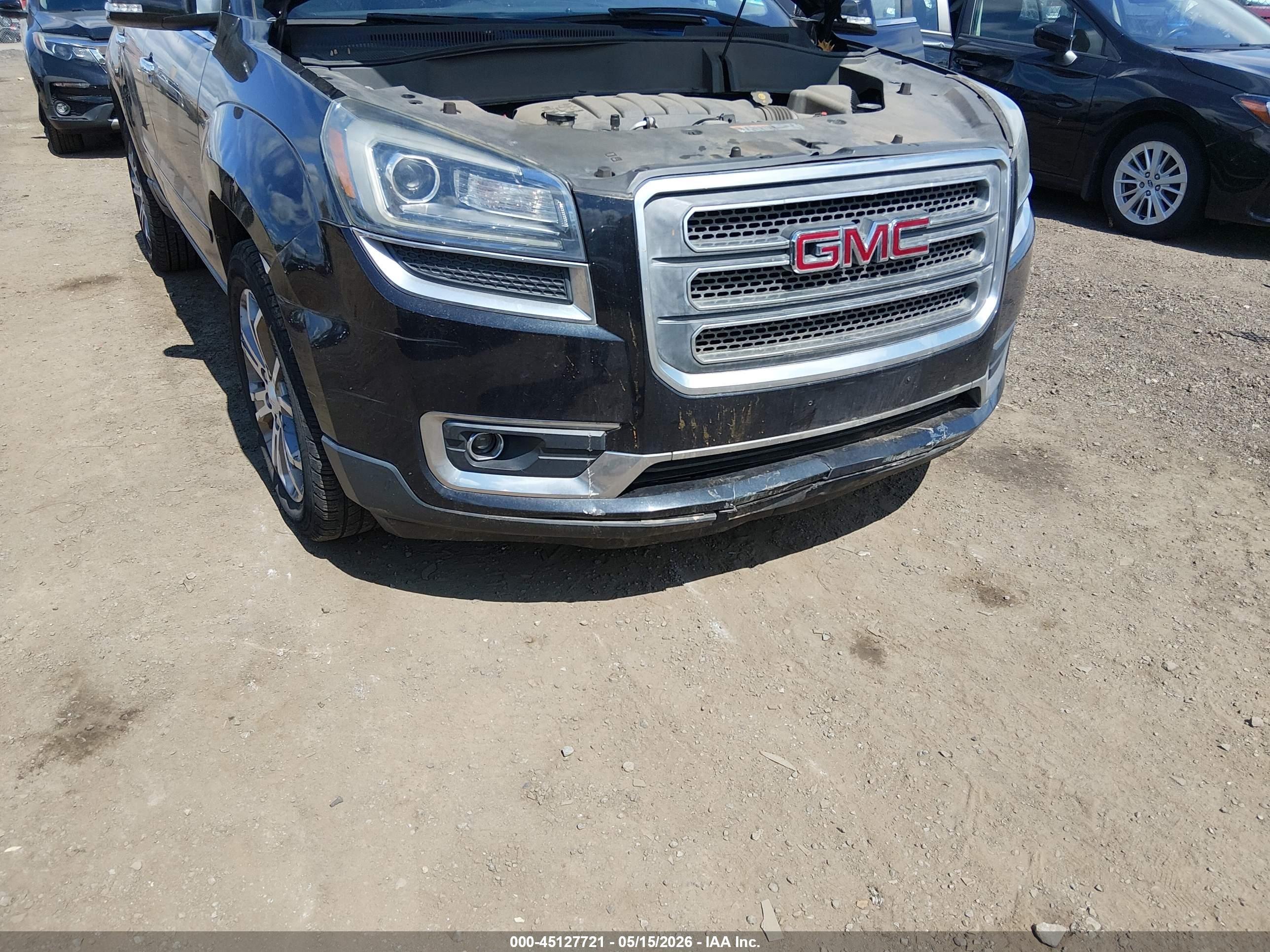 2014 Gmc Acadia Slt-1 Black vin: 1GKKVRKDXEJ251659