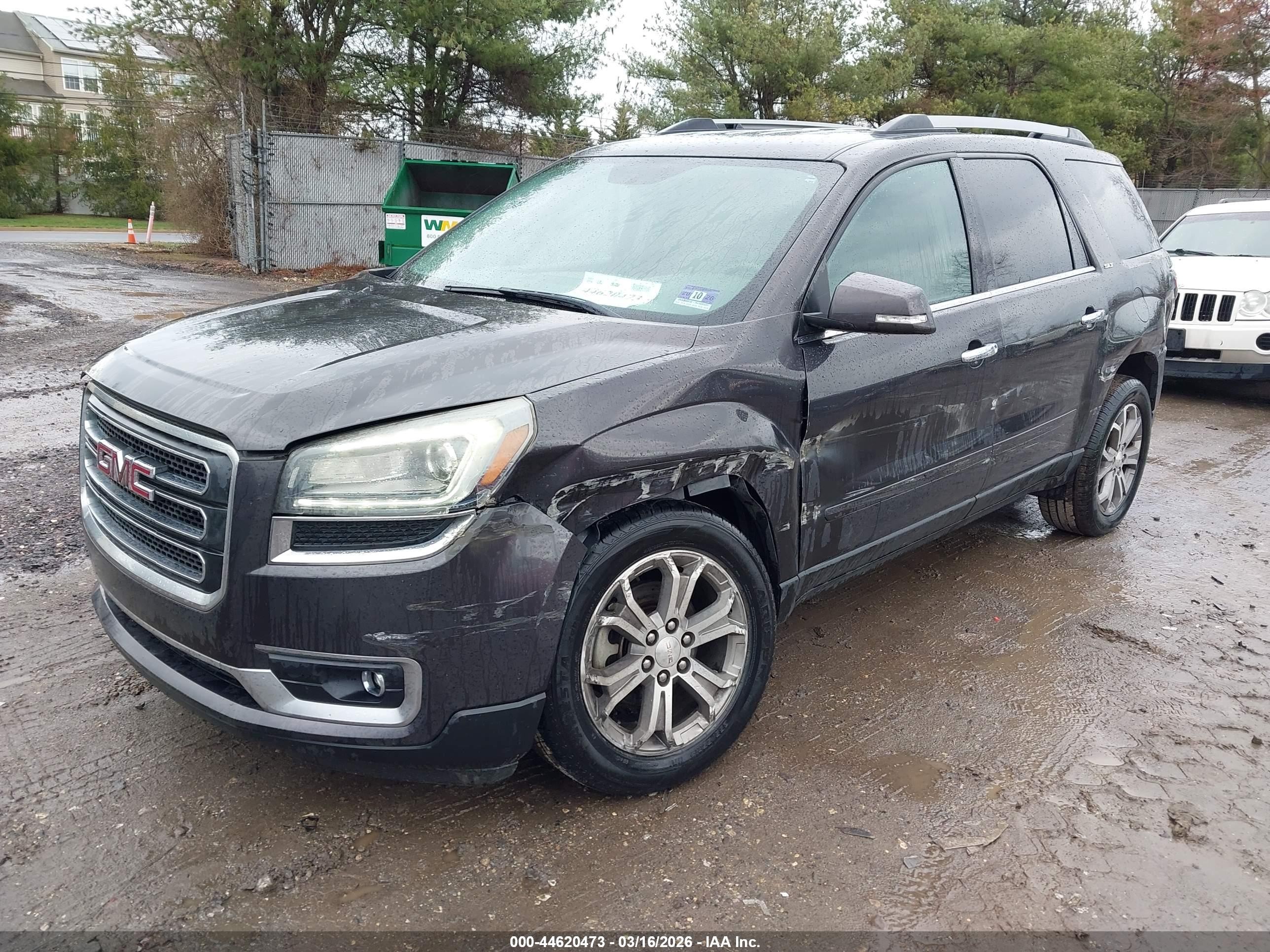 2014 Gmc Acadia Slt-1 Gray vin: 1GKKVRKDXEJ319720