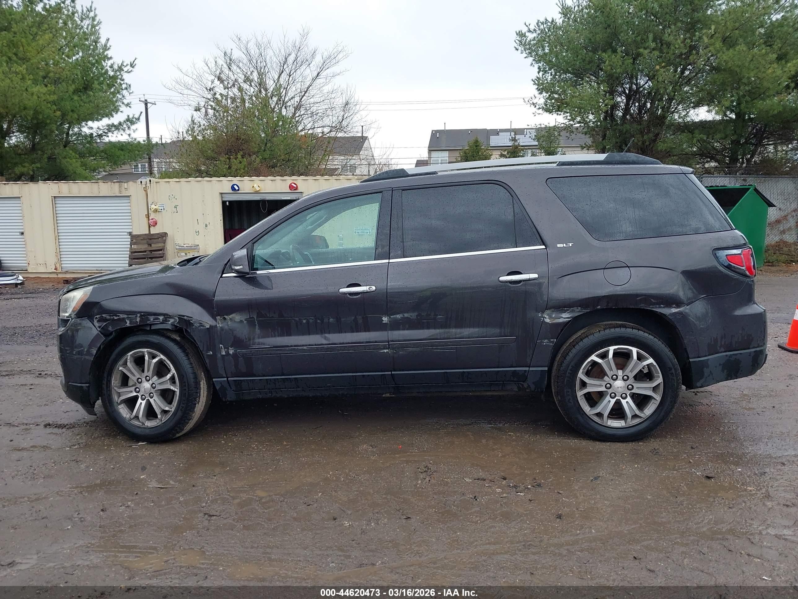 2014 Gmc Acadia Slt-1 Gray vin: 1GKKVRKDXEJ319720