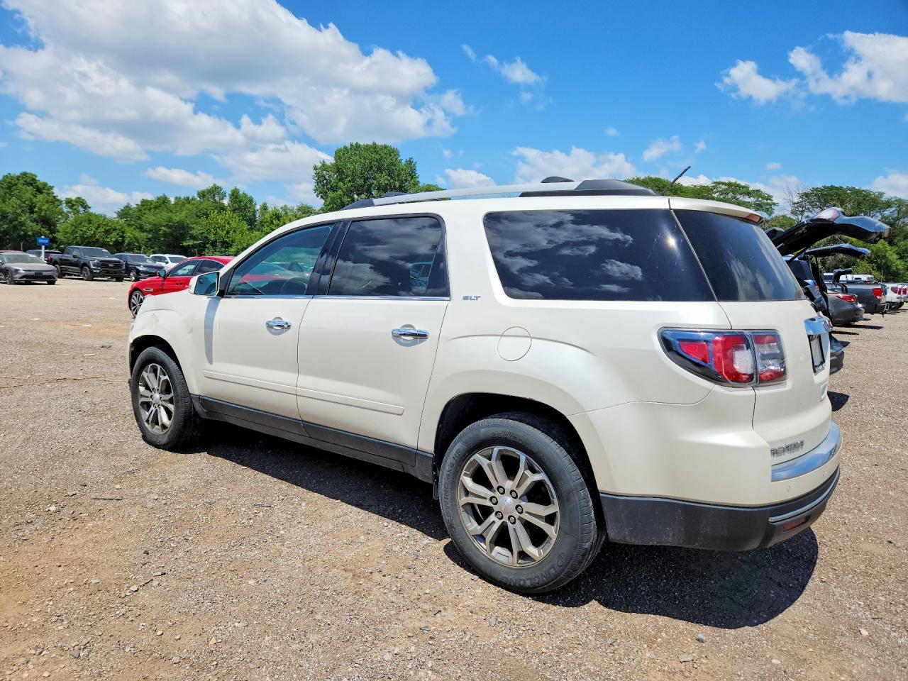 2014 Gmc Acadia Slt-1 White vin: 1GKKVRKDXEJ352894