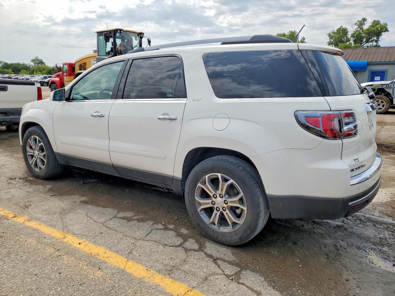 2014 Gmc Acadia Slt-1 White vin: 1GKKVRKDXEJ366052