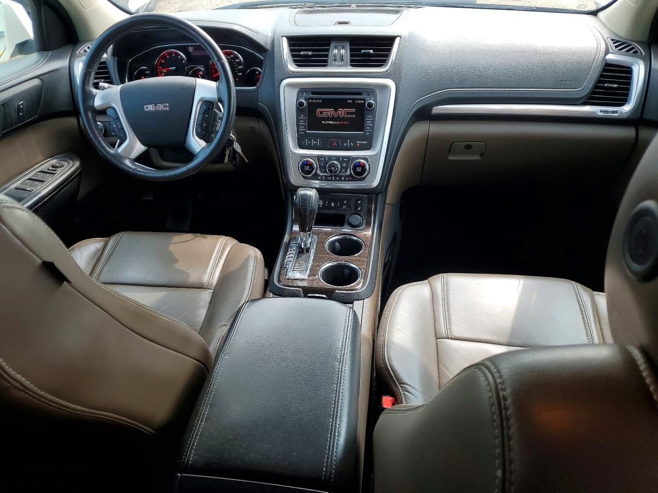 2014 Gmc Acadia Slt-1 White vin: 1GKKVRKDXEJ366052