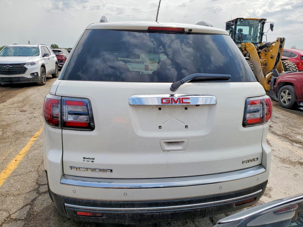 2014 Gmc Acadia Slt-1 White vin: 1GKKVRKDXEJ366052