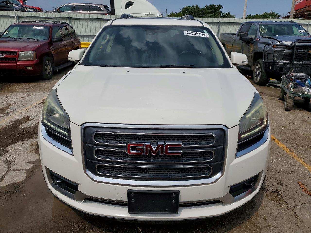 2014 Gmc Acadia Slt-1 White vin: 1GKKVRKDXEJ366052