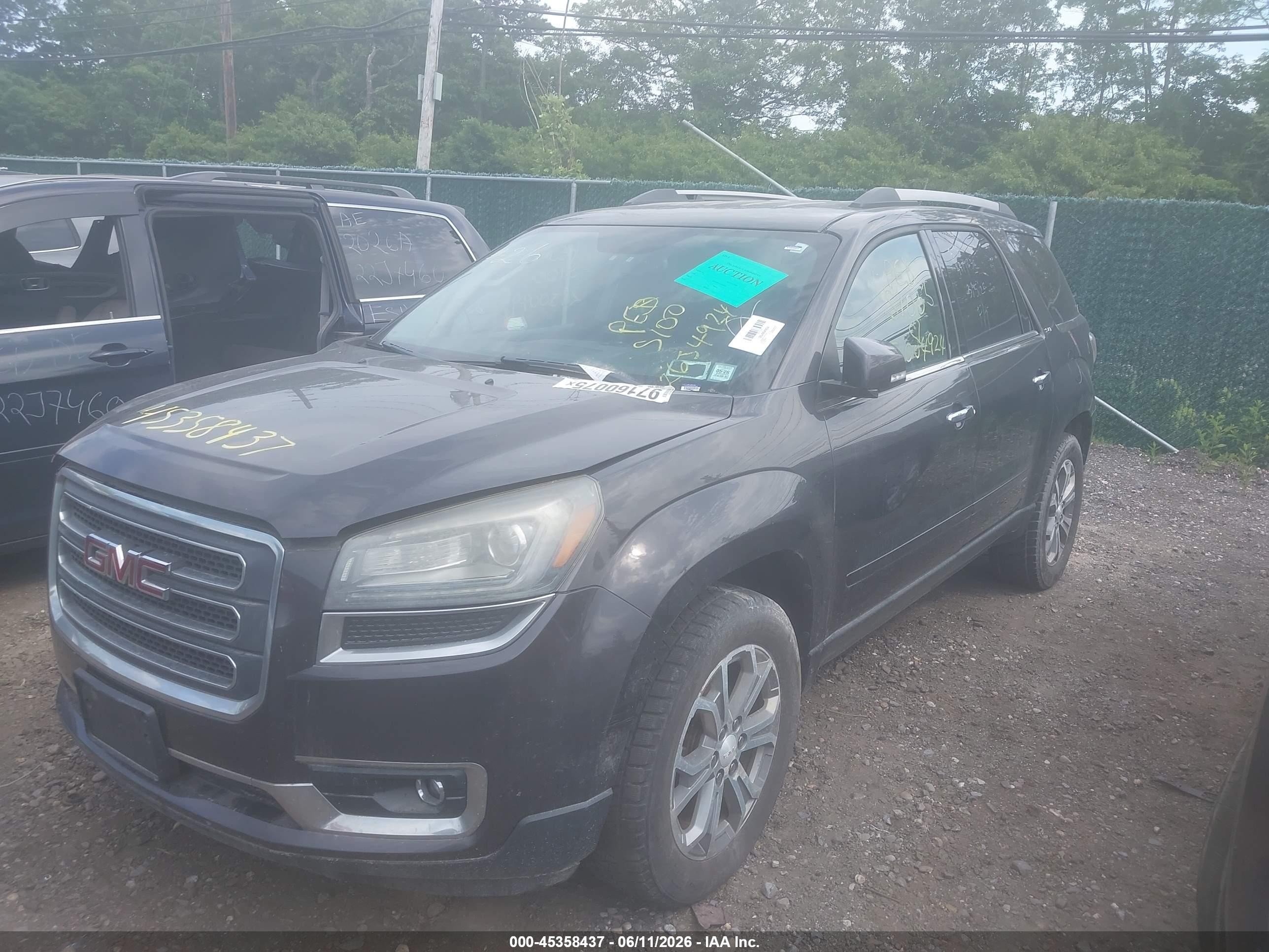 2015 Gmc Acadia Slt-1 Gray vin: 1GKKVRKDXFJ161428