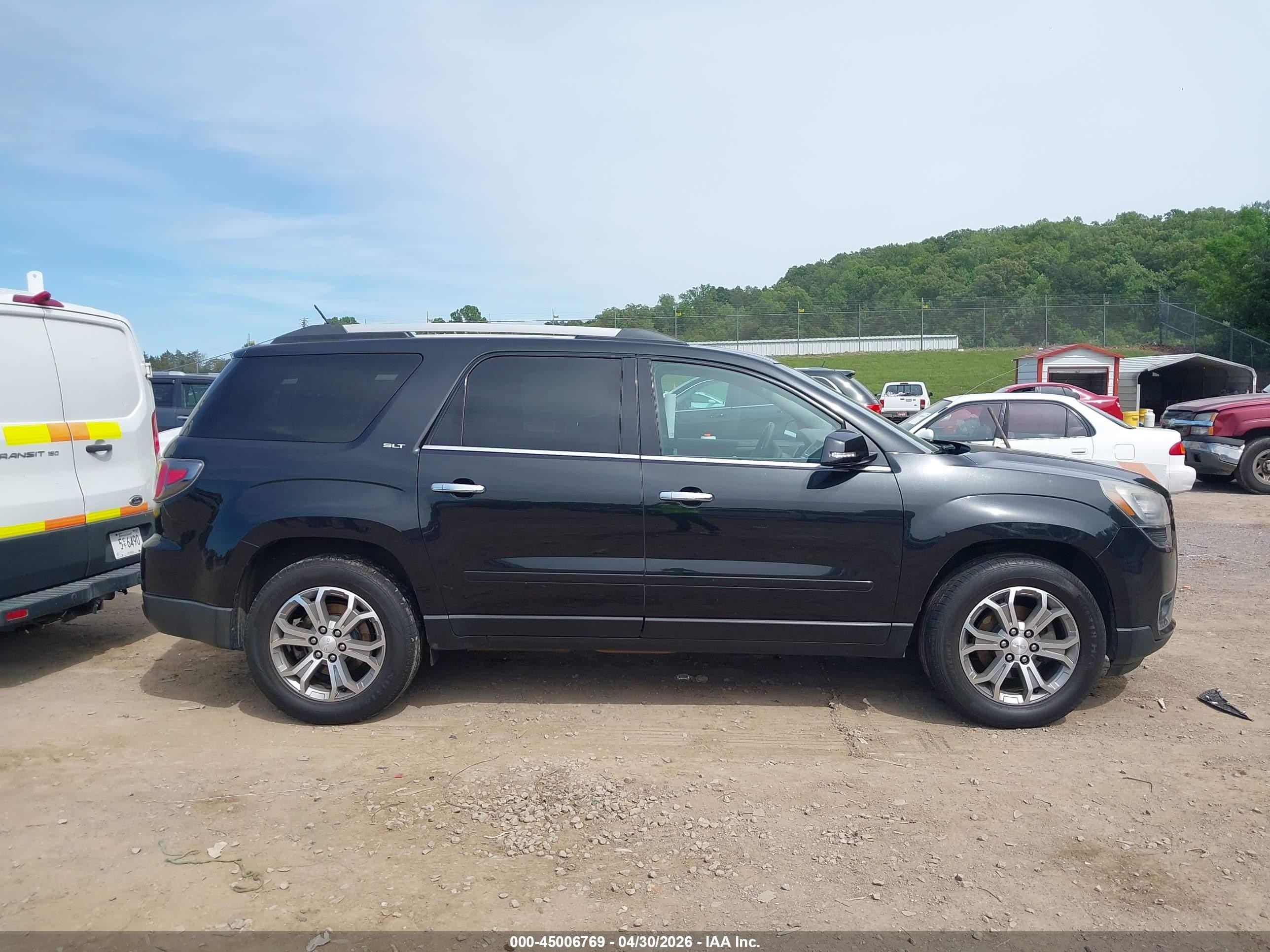 2015 Gmc Acadia Slt-1 Black vin: 1GKKVRKDXFJ202236