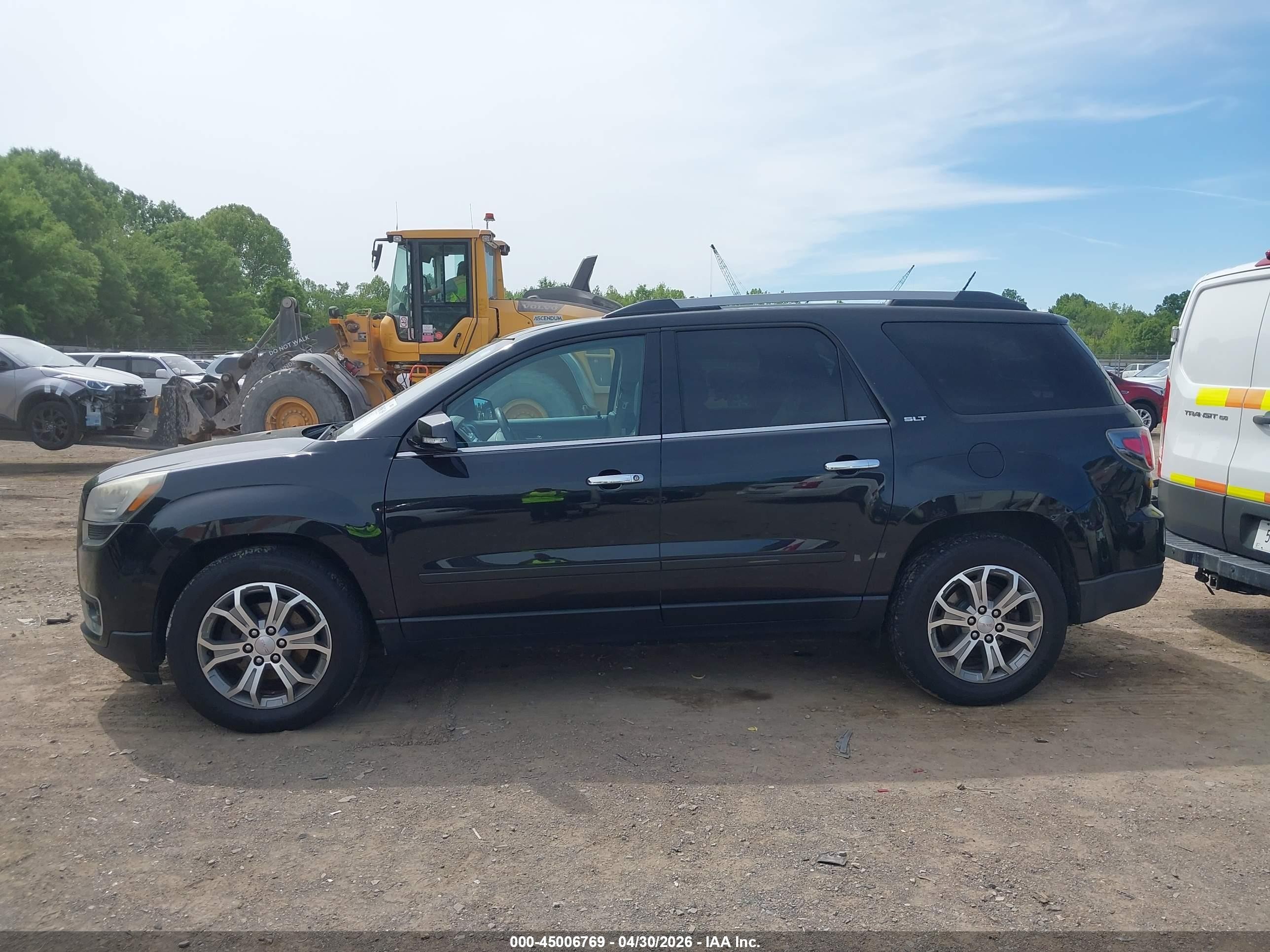 2015 Gmc Acadia Slt-1 Black vin: 1GKKVRKDXFJ202236