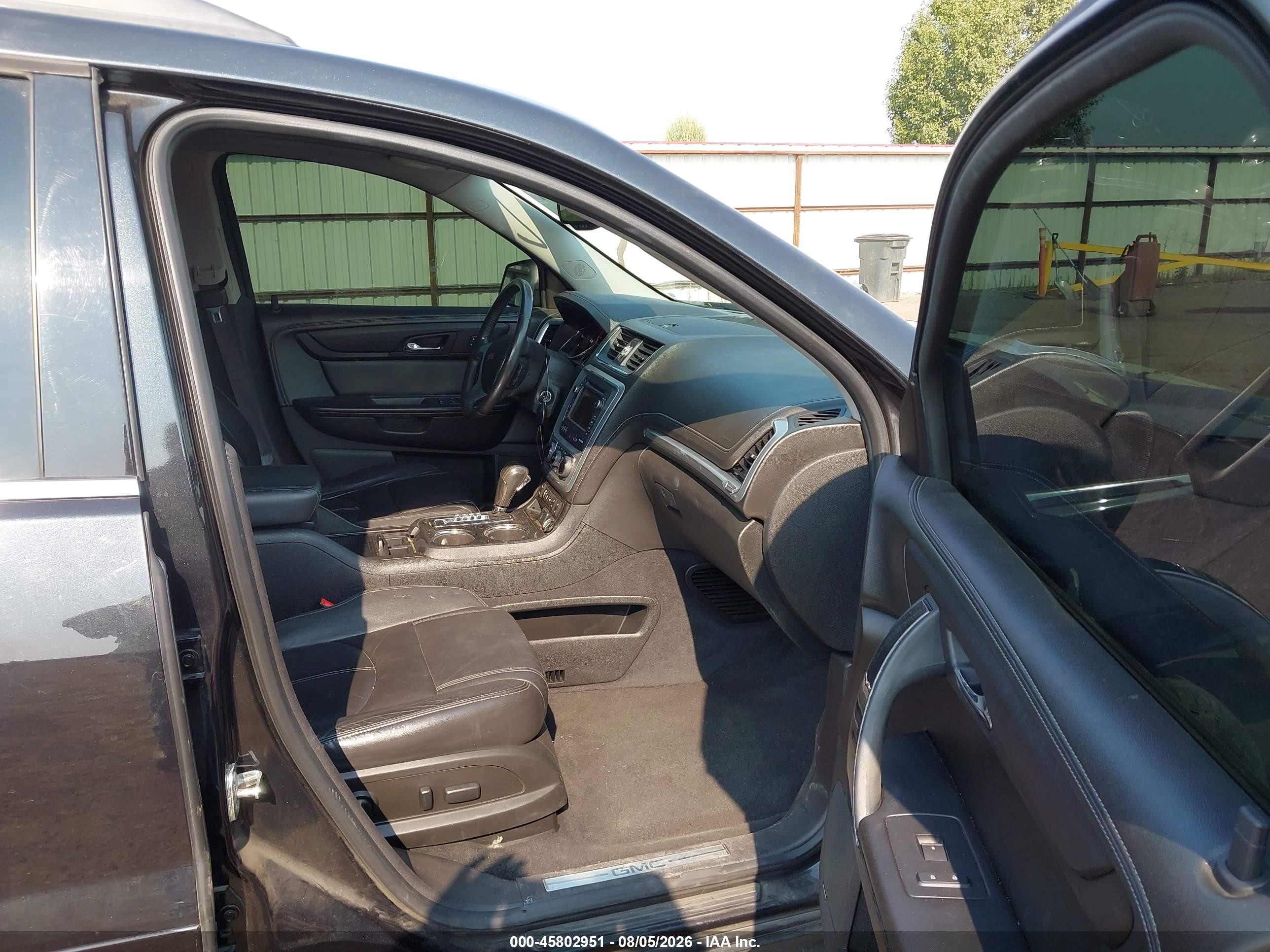 2015 Gmc Acadia Slt Black vin: 1GKKVRKDXFJ274652