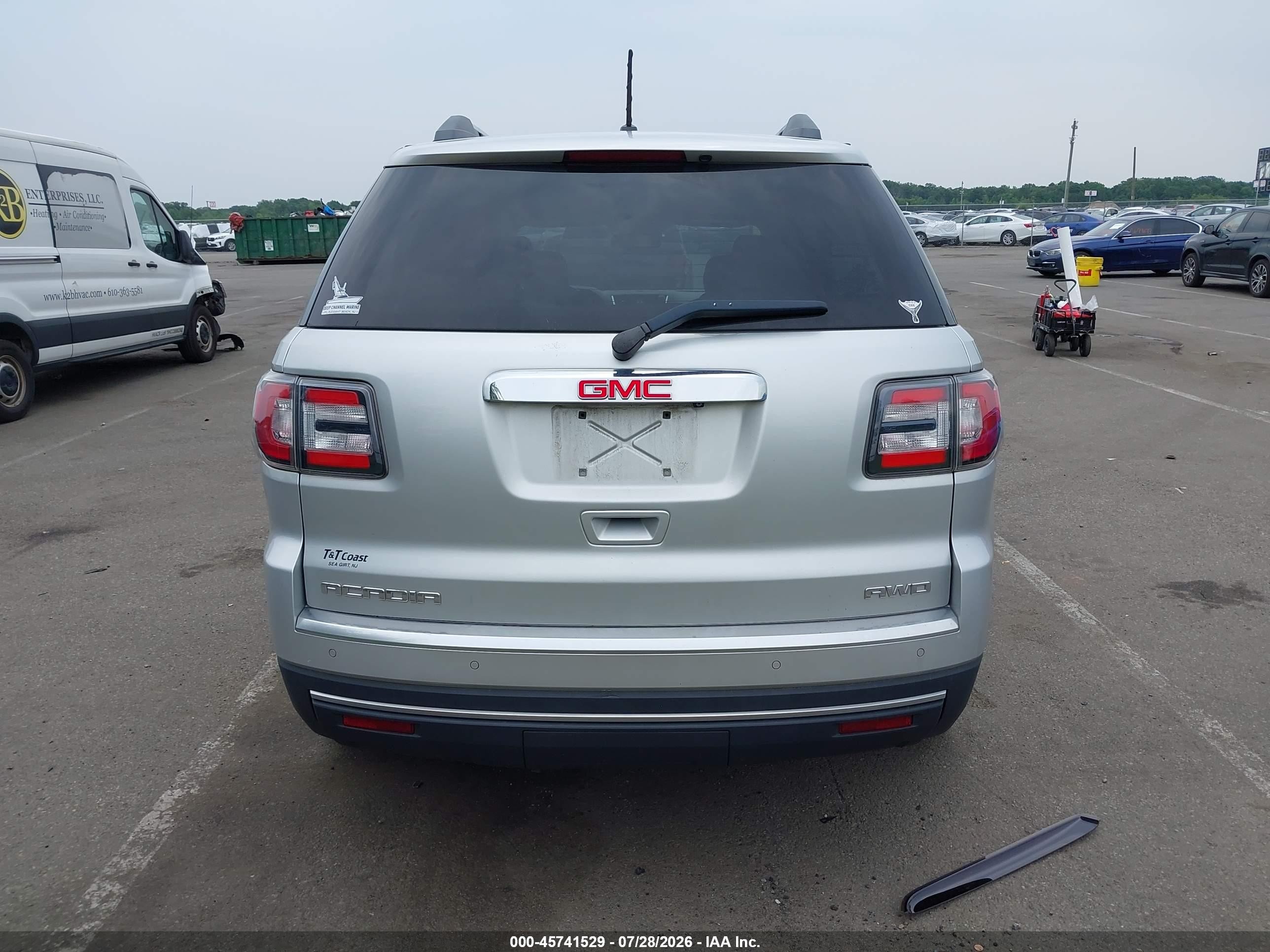 2015 Gmc Acadia Slt Gray vin: 1GKKVRKDXFJ279656
