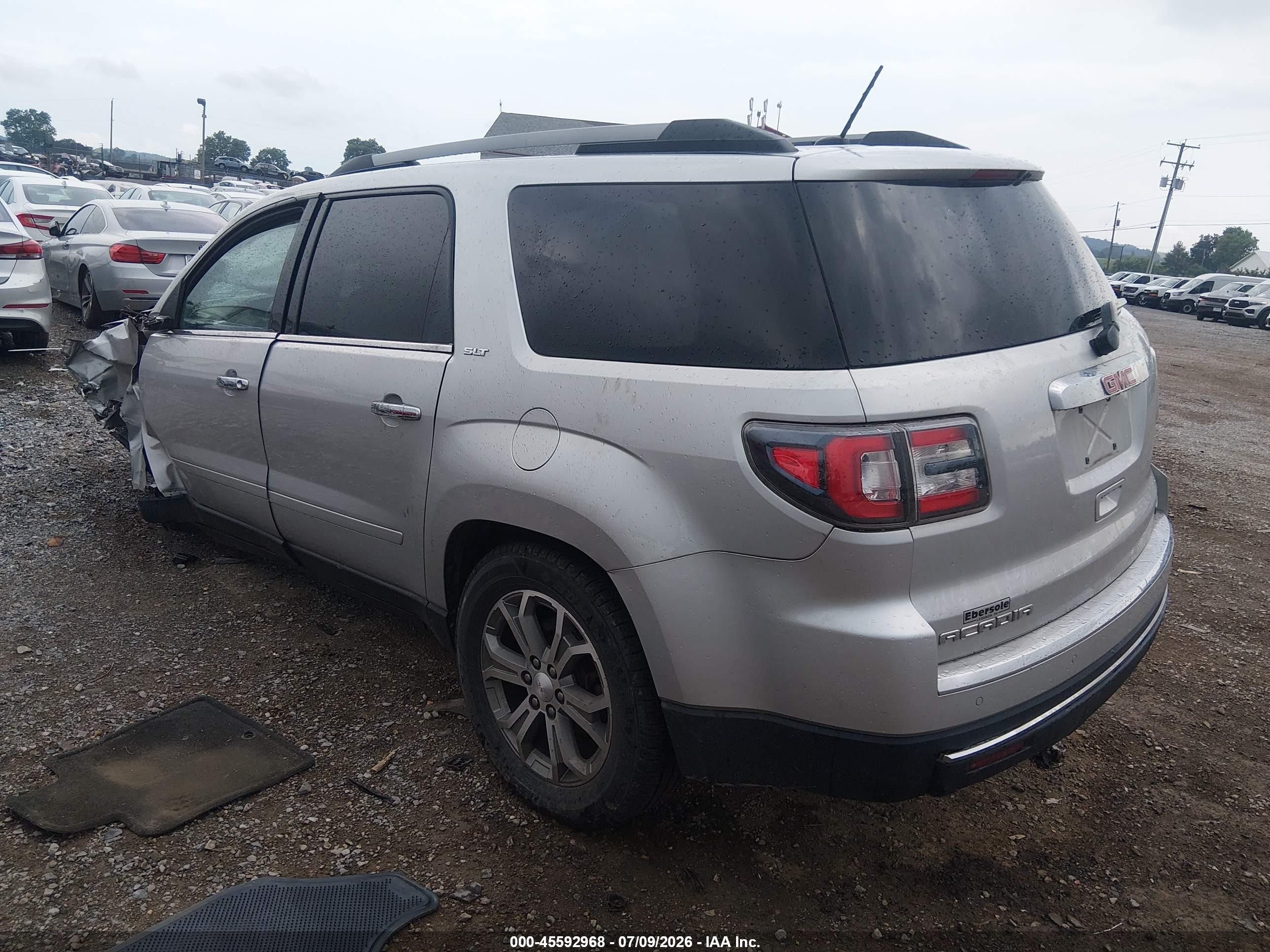 2015 Gmc Acadia Slt Silver vin: 1GKKVRKDXFJ292603