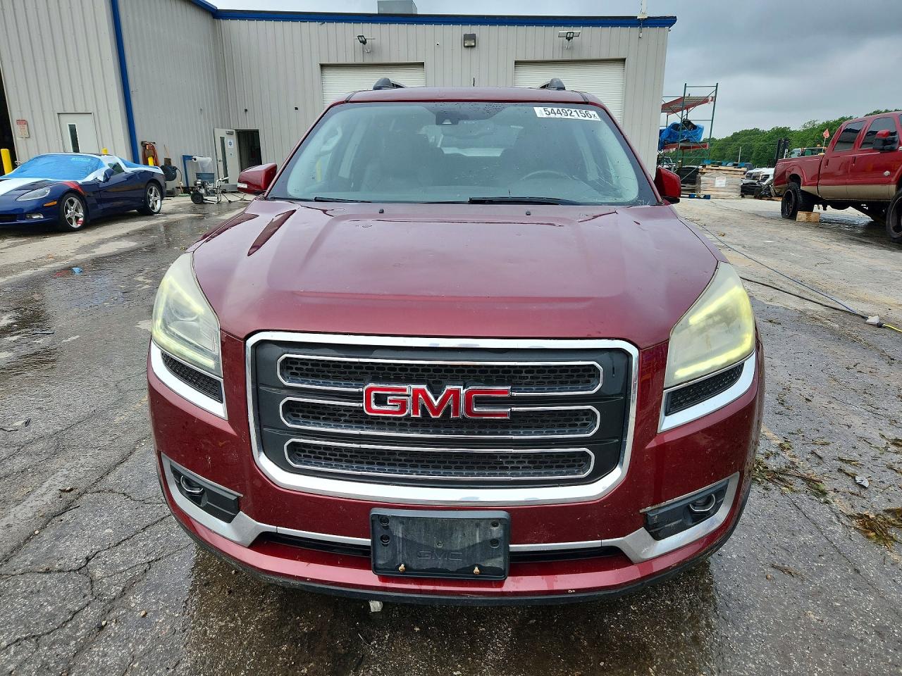 2015 Gmc Acadia Slt-1 Red vin: 1GKKVRKDXFJ302174