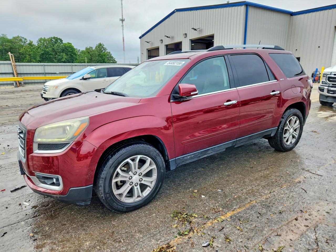 2015 Gmc Acadia Slt-1 Red vin: 1GKKVRKDXFJ302174