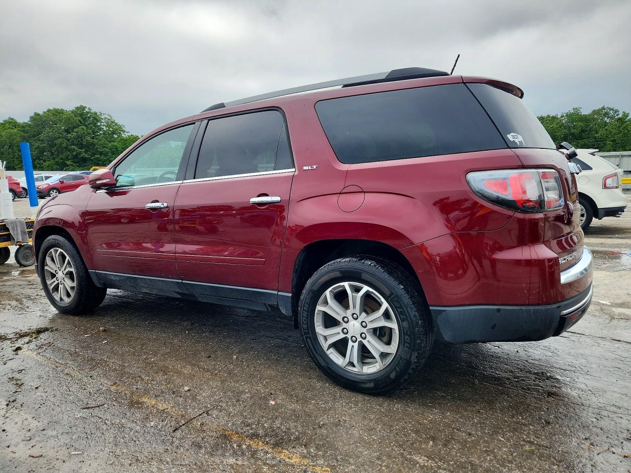 2015 Gmc Acadia Slt-1 Red vin: 1GKKVRKDXFJ302174