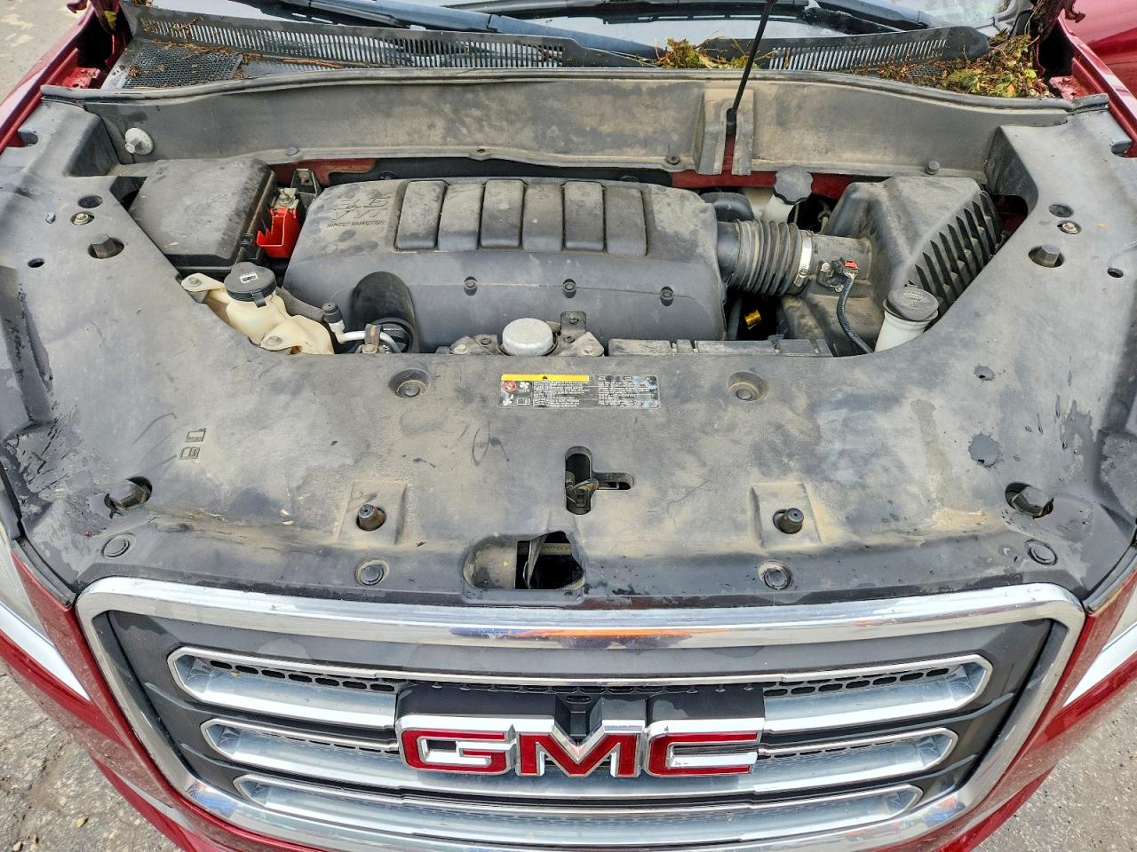 2015 Gmc Acadia Slt-1 Red vin: 1GKKVRKDXFJ302174