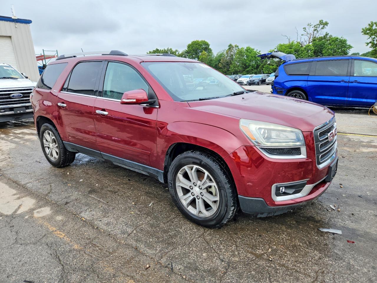 2015 Gmc Acadia Slt-1 Red vin: 1GKKVRKDXFJ302174