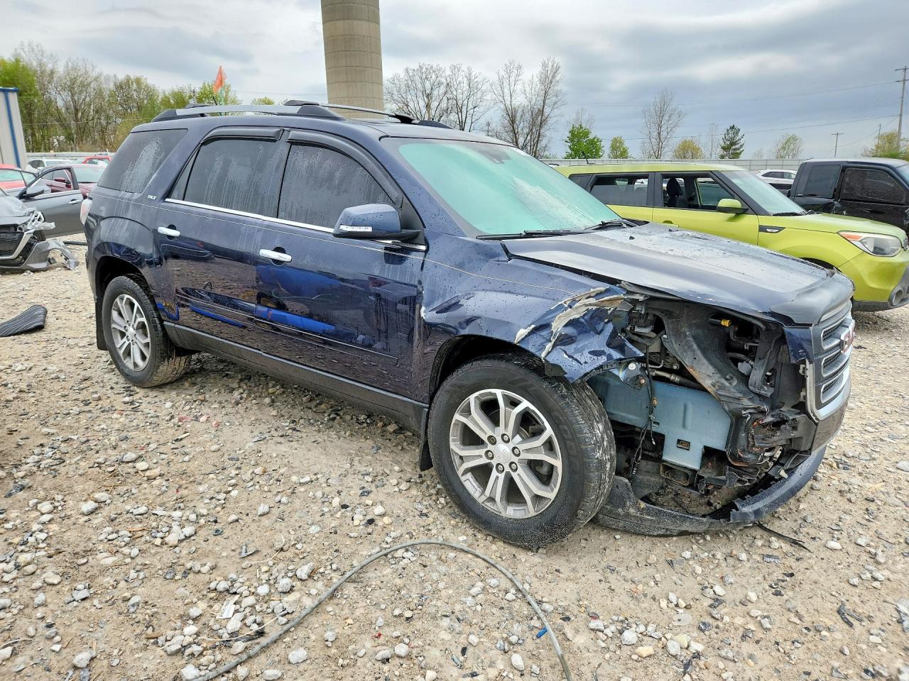 2015 Gmc Acadia Slt-1 Blue vin: 1GKKVRKDXFJ302305