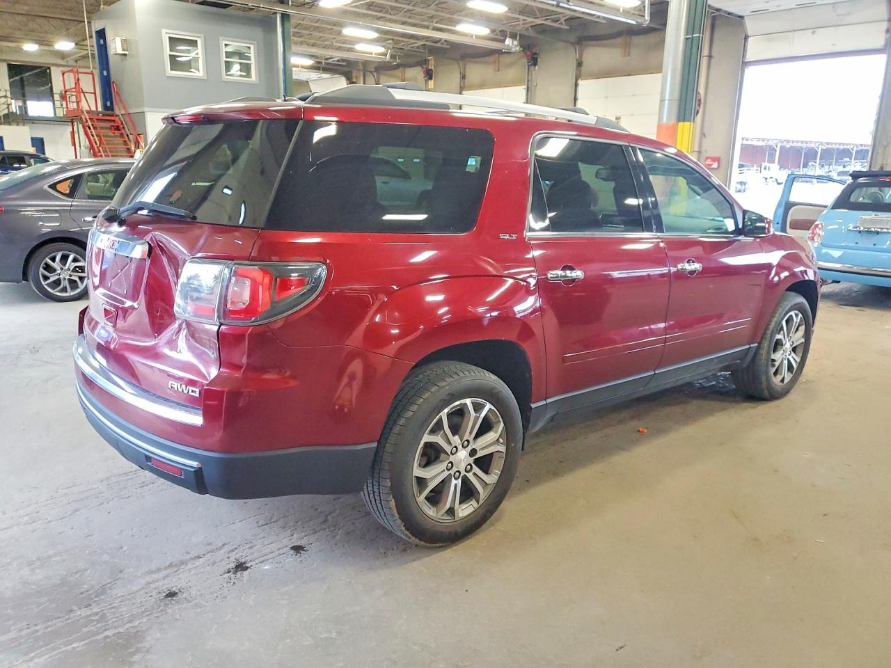 2015 Gmc Acadia Slt-1 Red vin: 1GKKVRKDXFJ307956