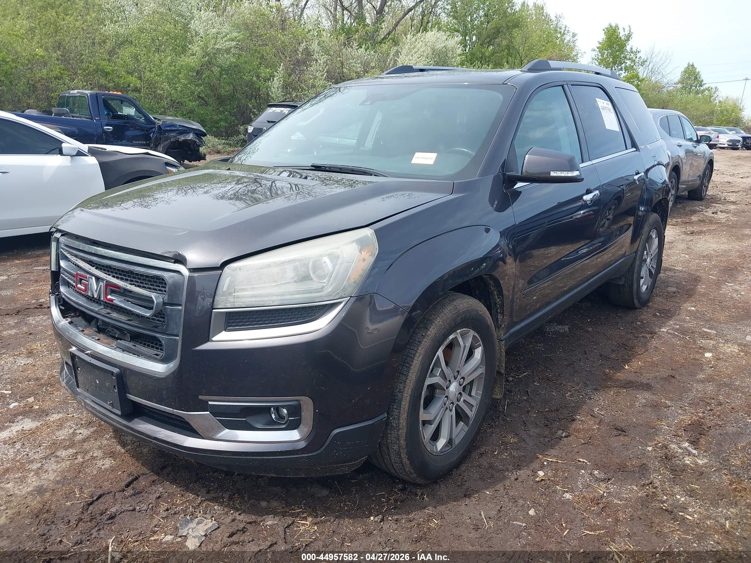 2015 Gmc Acadia Slt-1 Серый vin: 1GKKVRKDXFJ349589