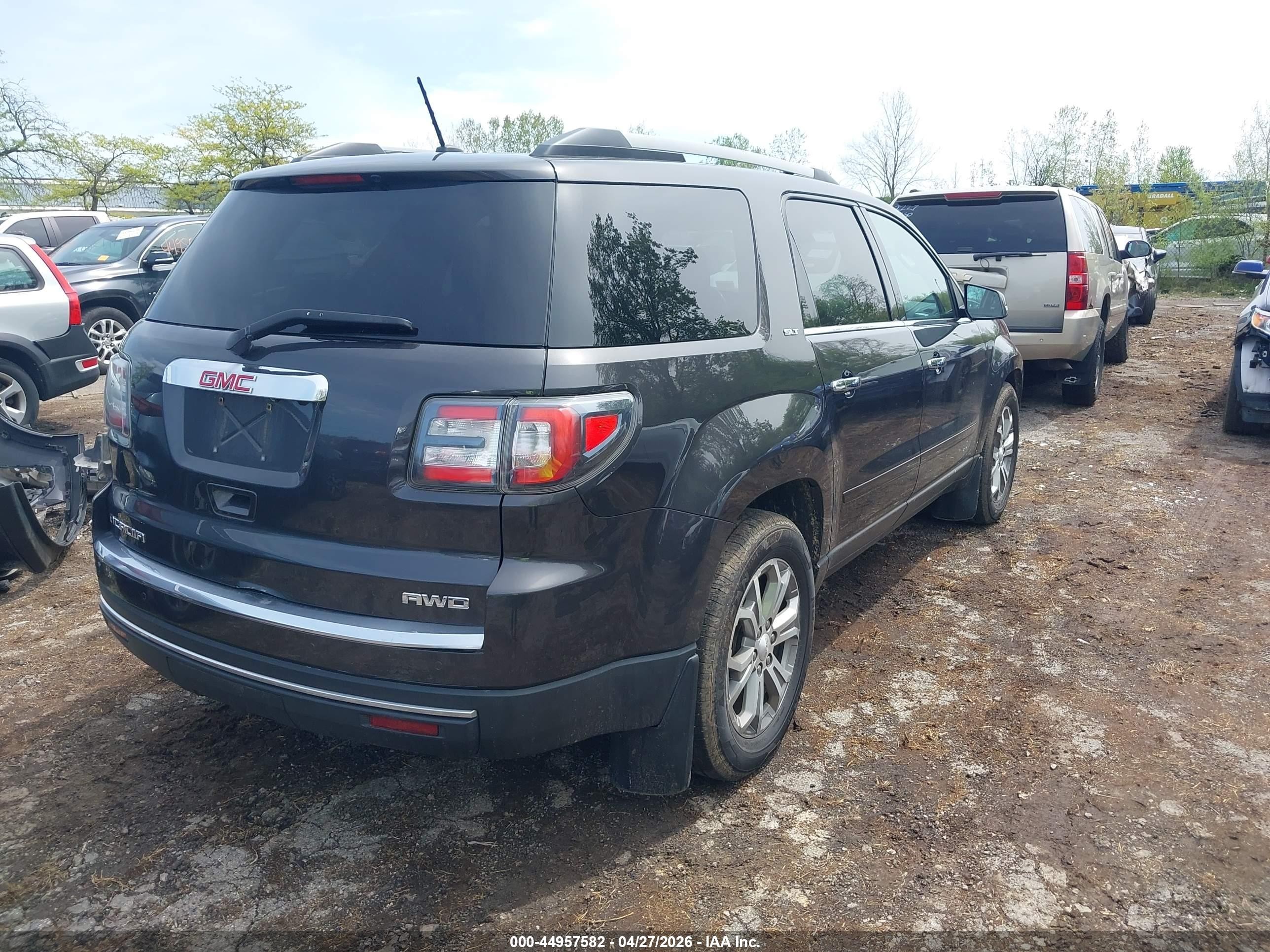 2015 Gmc Acadia Slt-1 Серый vin: 1GKKVRKDXFJ349589