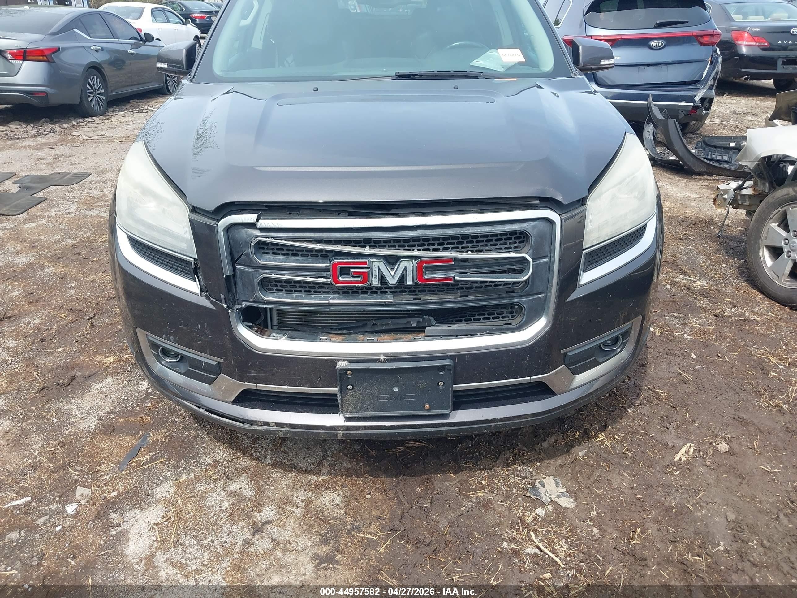 2015 Gmc Acadia Slt-1 Серый vin: 1GKKVRKDXFJ349589