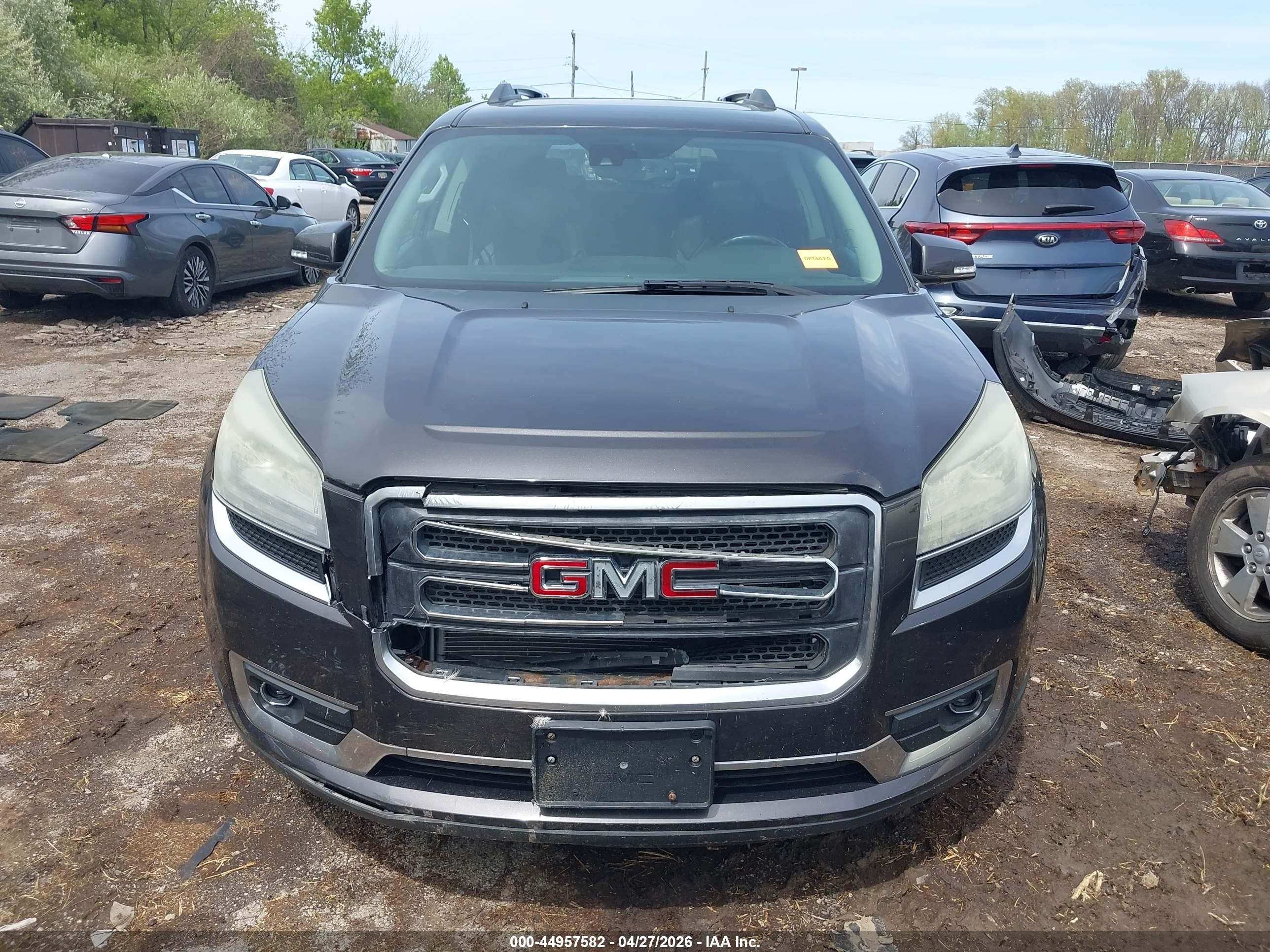 2015 Gmc Acadia Slt-1 Серый vin: 1GKKVRKDXFJ349589