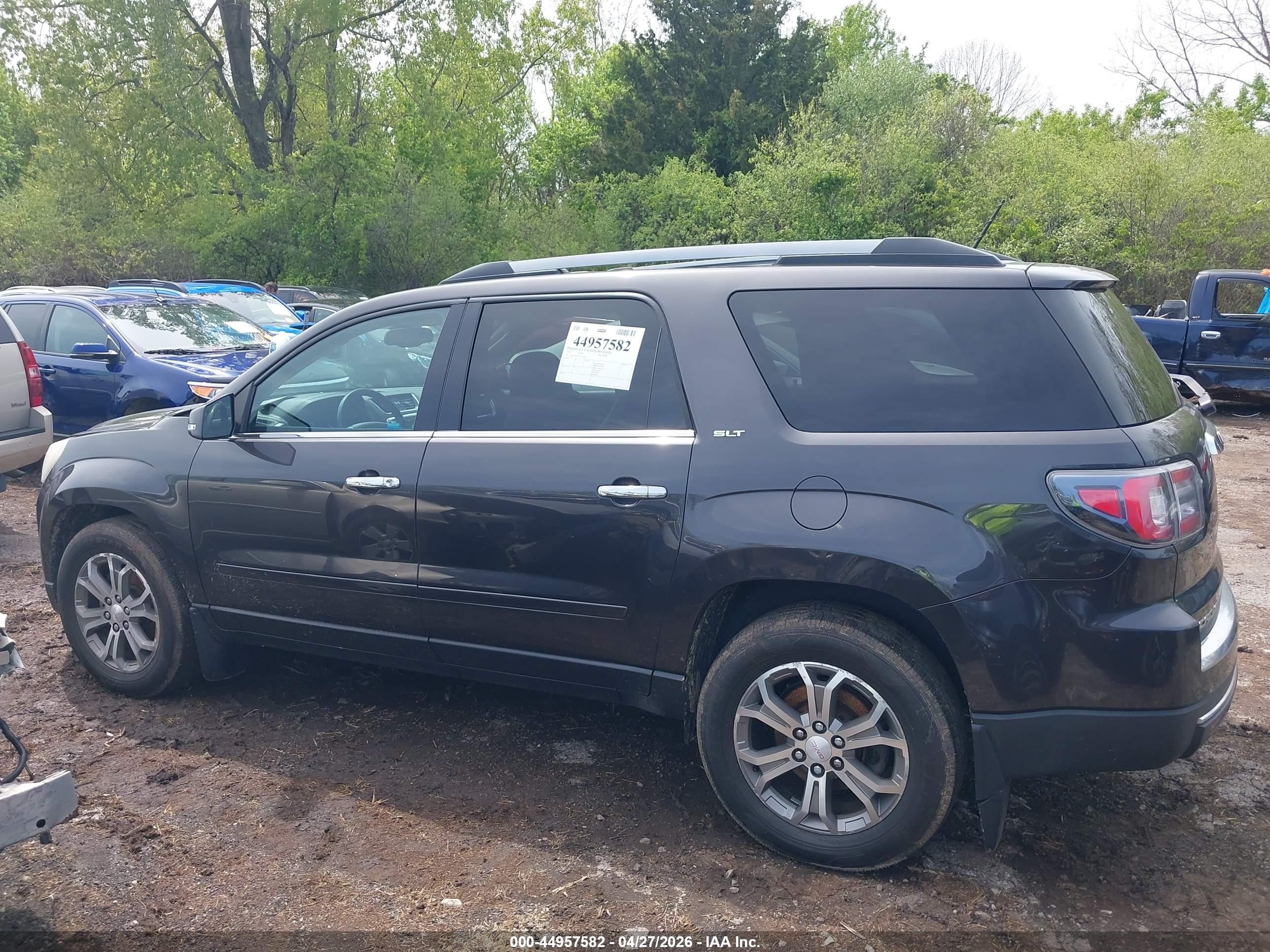 2015 Gmc Acadia Slt-1 Серый vin: 1GKKVRKDXFJ349589