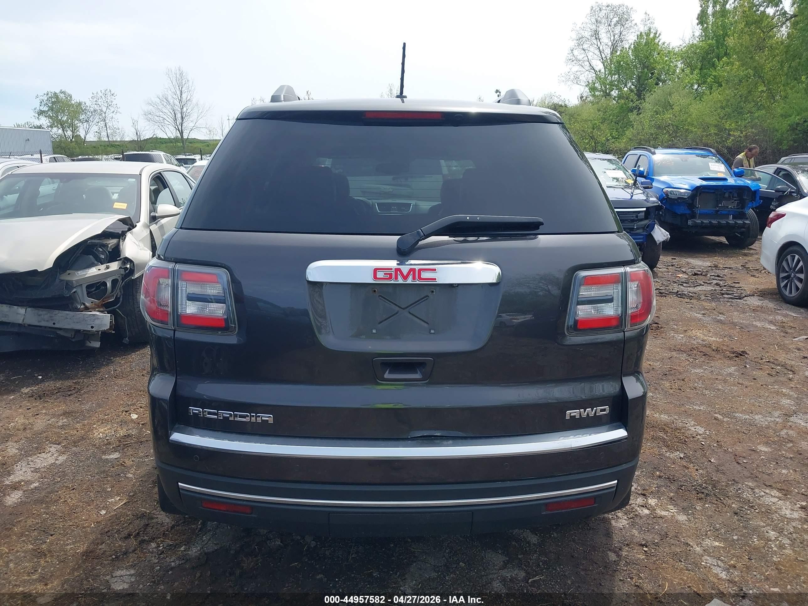 2015 Gmc Acadia Slt-1 Серый vin: 1GKKVRKDXFJ349589