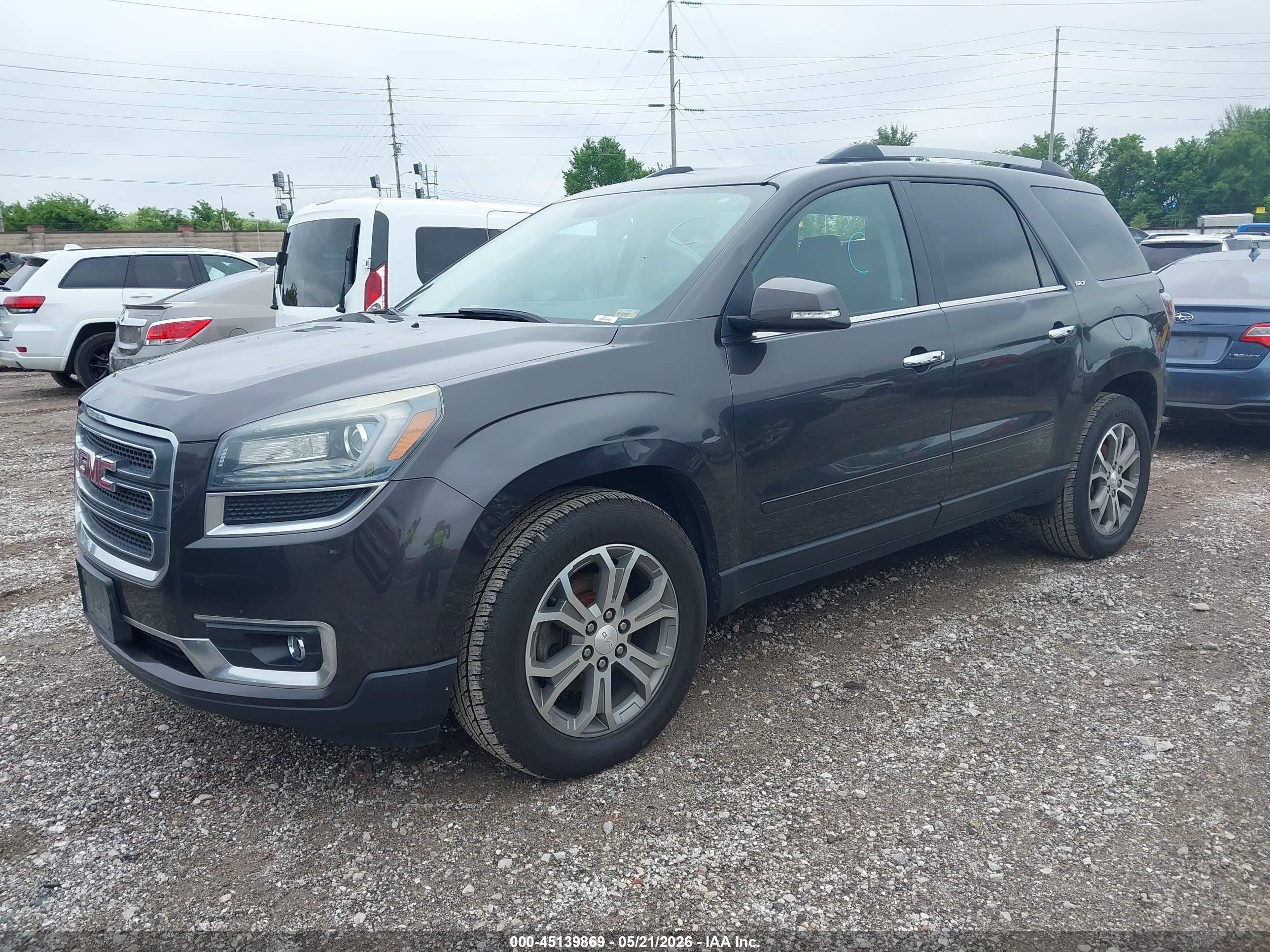 2016 Gmc Acadia Slt-1 Gray vin: 1GKKVRKDXGJ338223