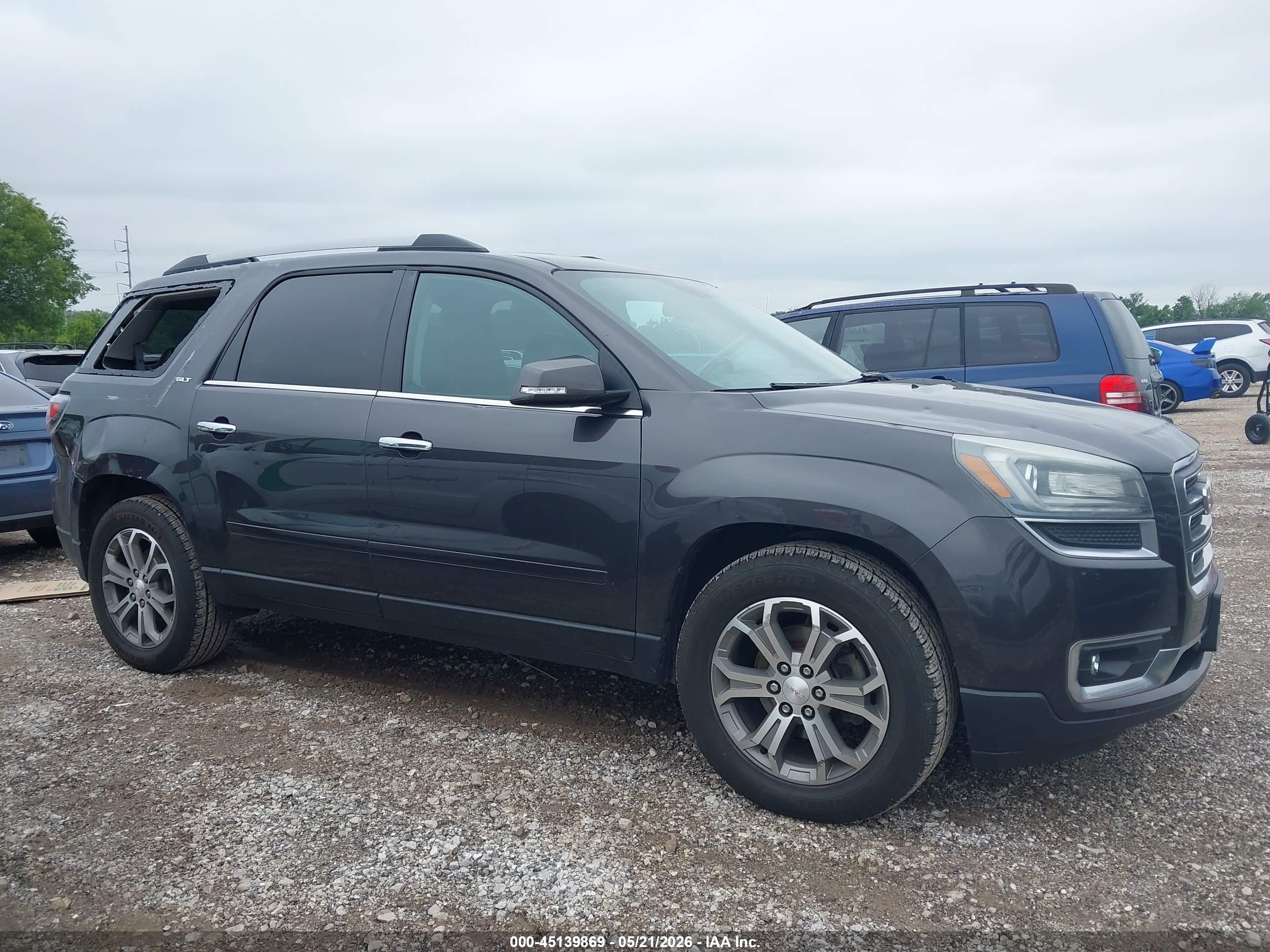 2016 Gmc Acadia Slt-1 Gray vin: 1GKKVRKDXGJ338223