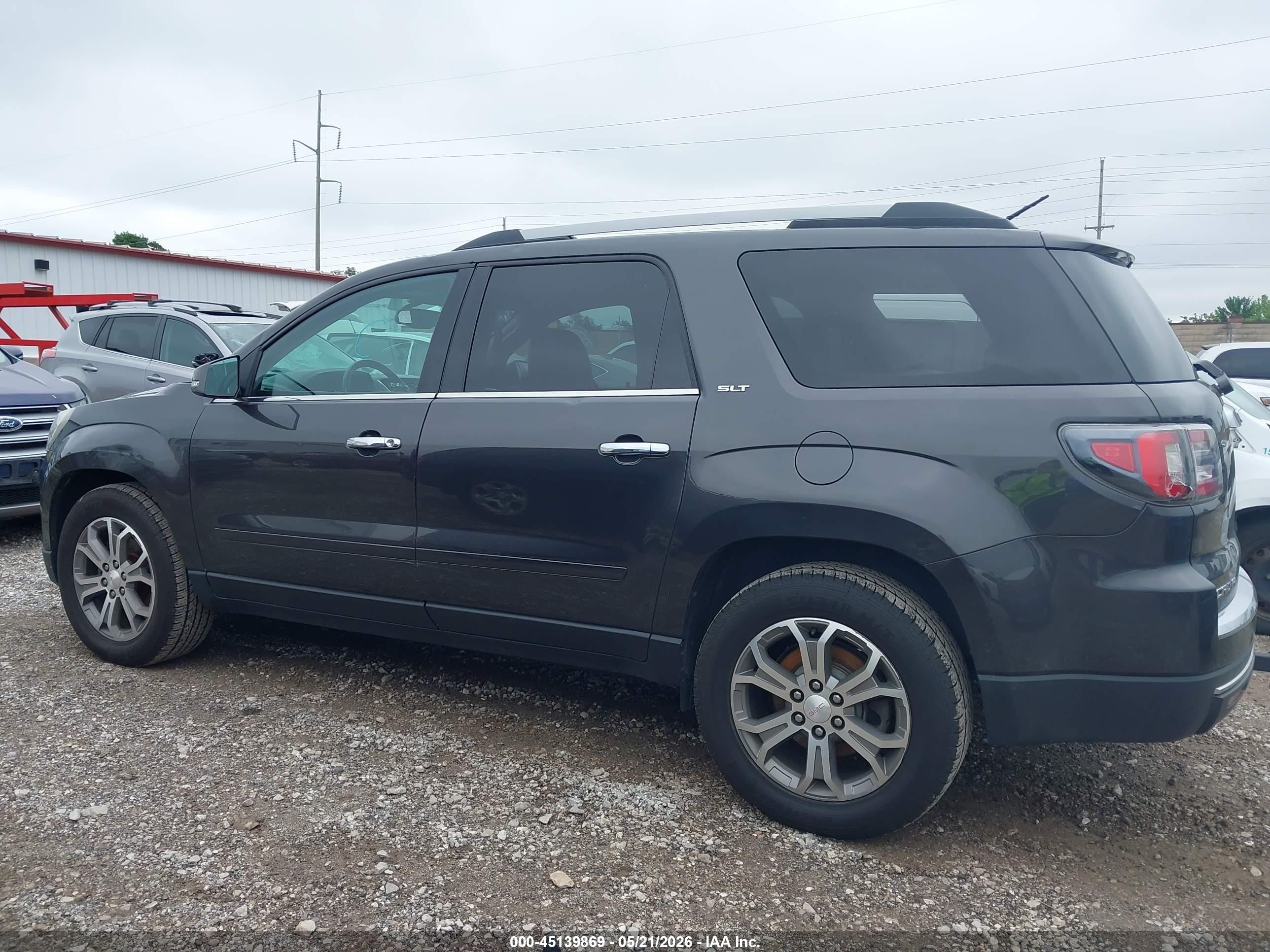 2016 Gmc Acadia Slt-1 Gray vin: 1GKKVRKDXGJ338223