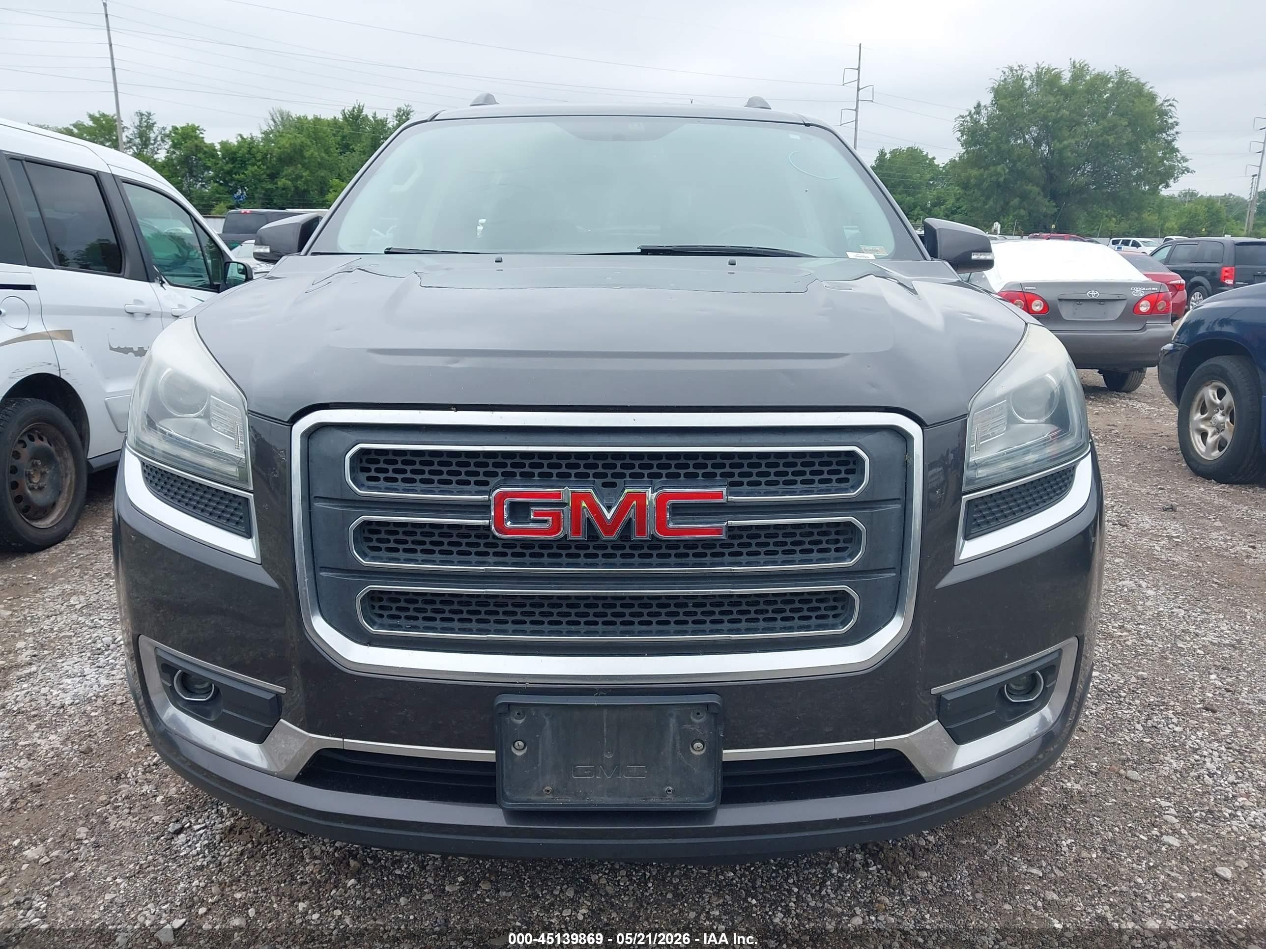 2016 Gmc Acadia Slt-1 Gray vin: 1GKKVRKDXGJ338223