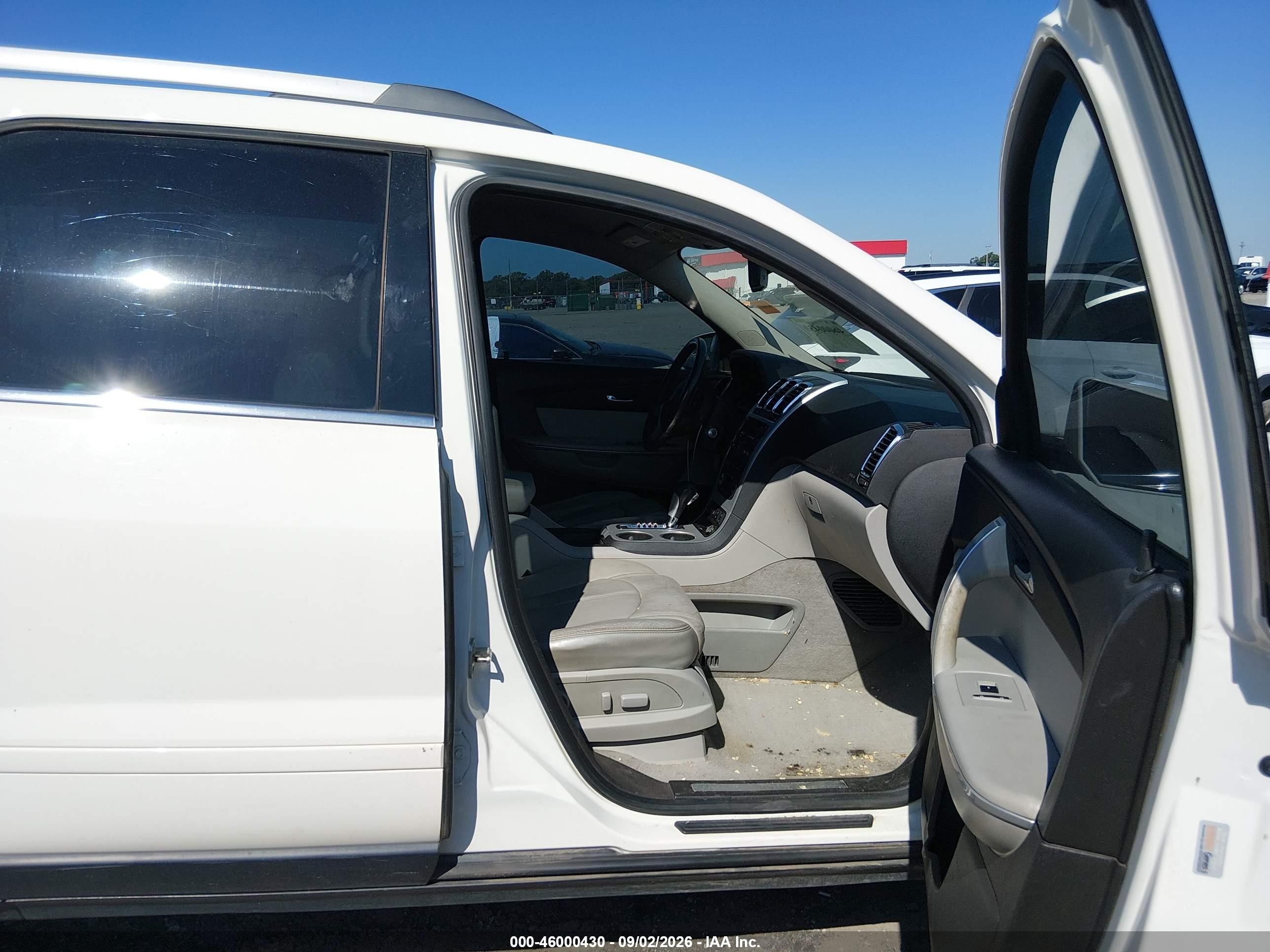 2012 Gmc Acadia Slt-2 Белый vin: 1GKKVSED0CJ227239