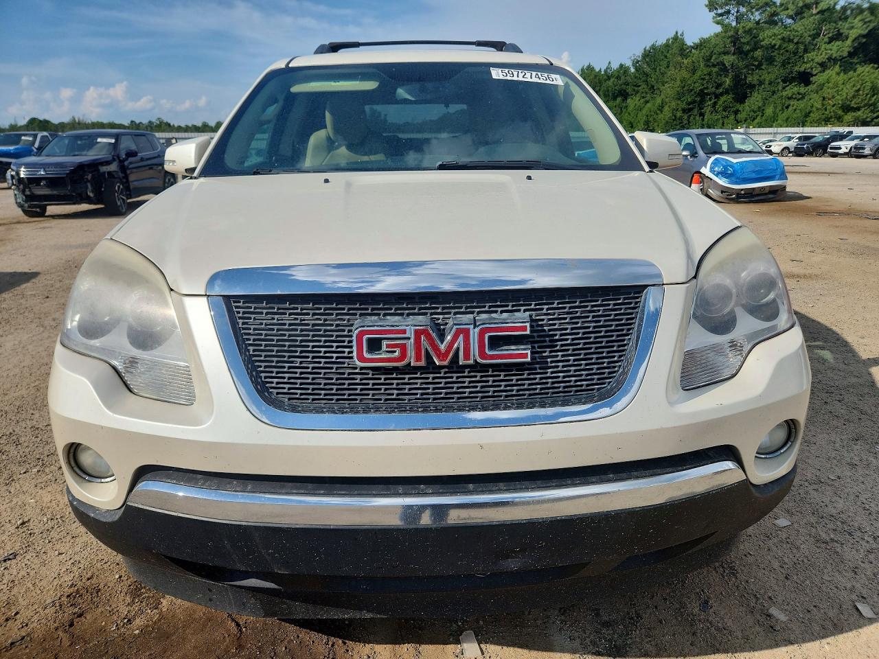 2011 Gmc Acadia Slt-2 White vin: 1GKKVSED2BJ330810