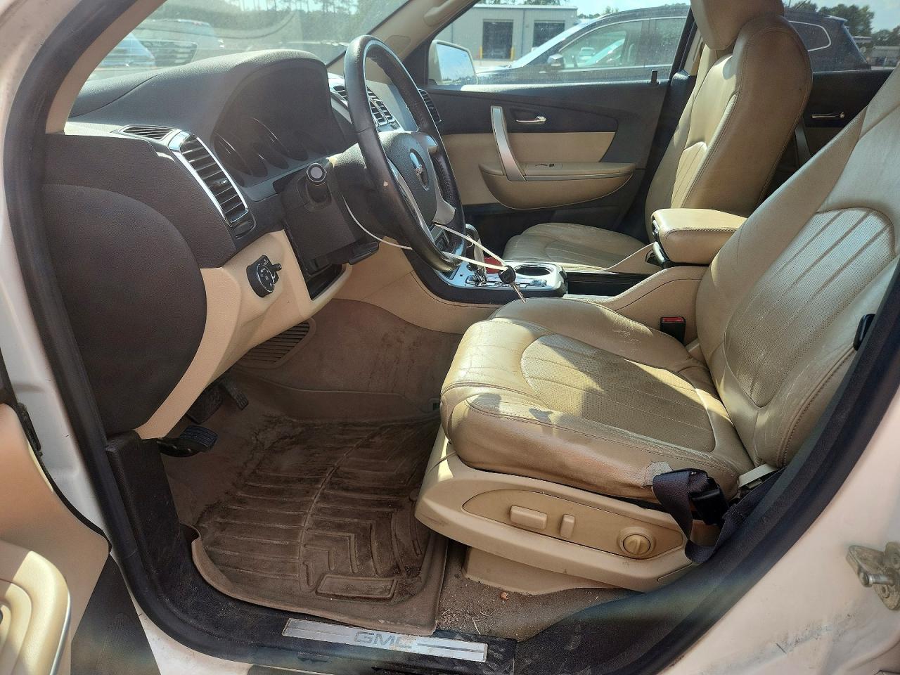 2011 Gmc Acadia Slt-2 White vin: 1GKKVSED2BJ330810