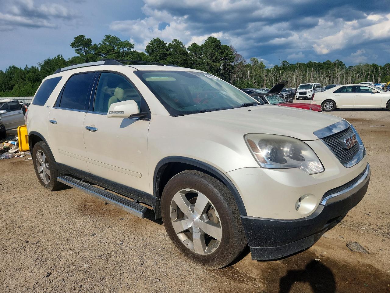 2011 Gmc Acadia Slt-2 White vin: 1GKKVSED2BJ330810