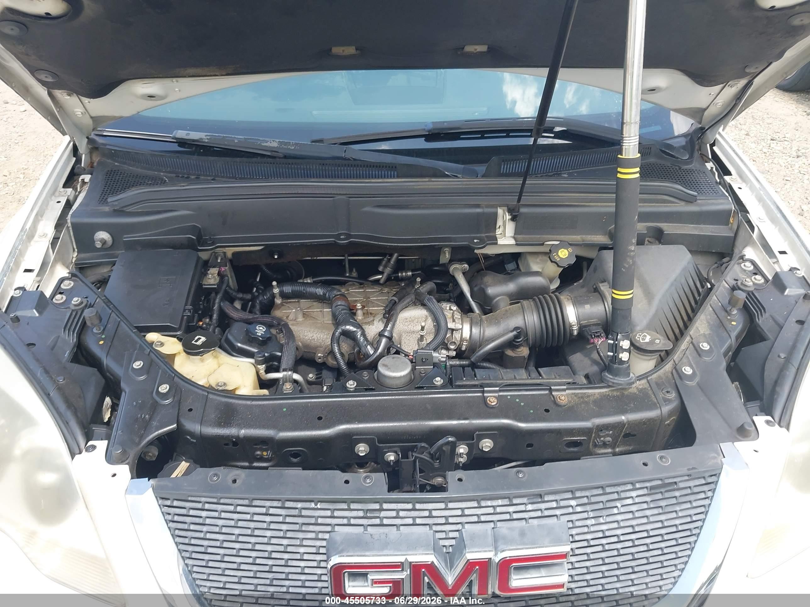 2011 Gmc Acadia Slt-2 White vin: 1GKKVSED3BJ243787