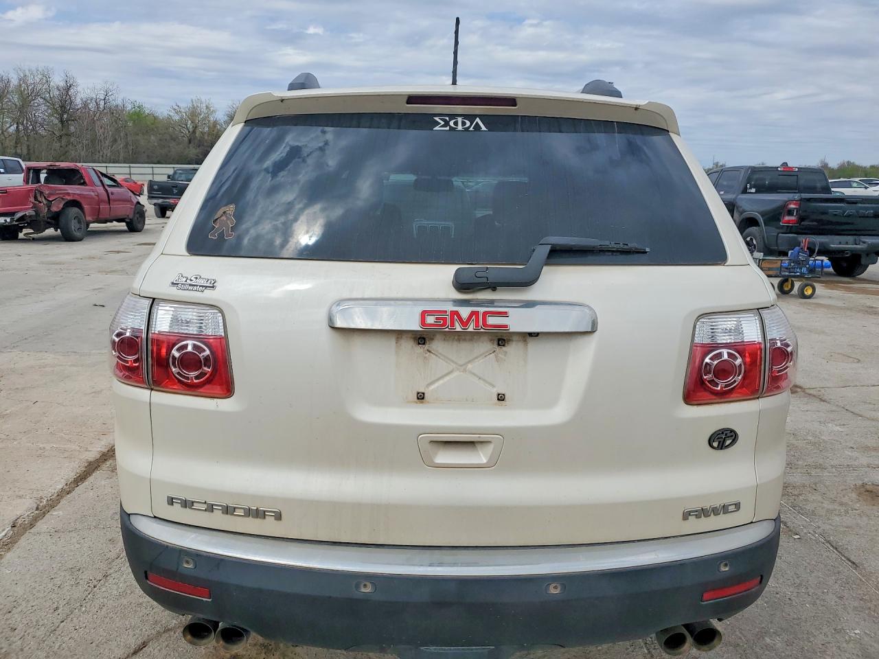 2012 Gmc Acadia Slt-2 Белый vin: 1GKKVSED3CJ190669