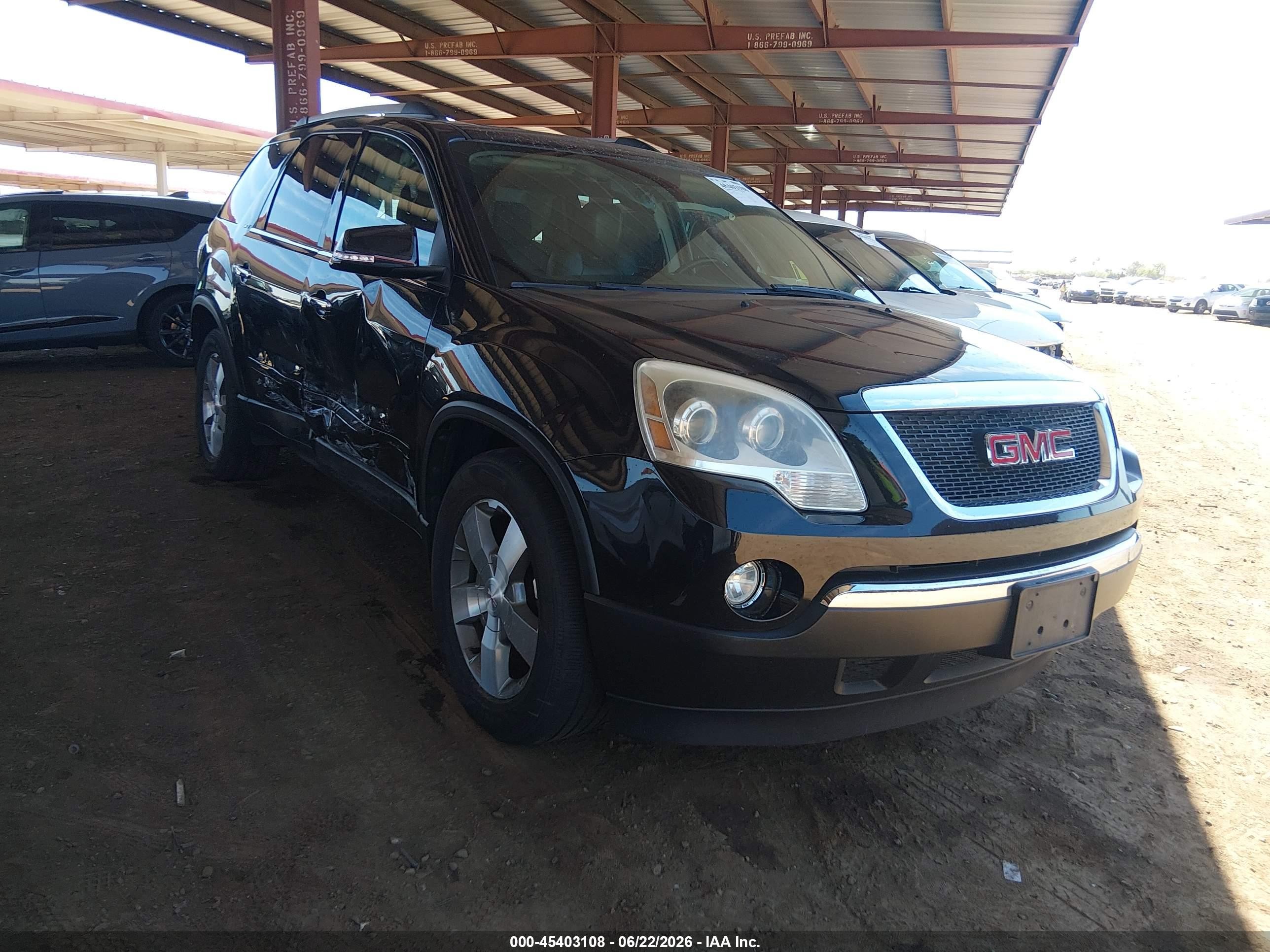 2011 Gmc Acadia Slt-2 Black vin: 1GKKVSED4BJ117700