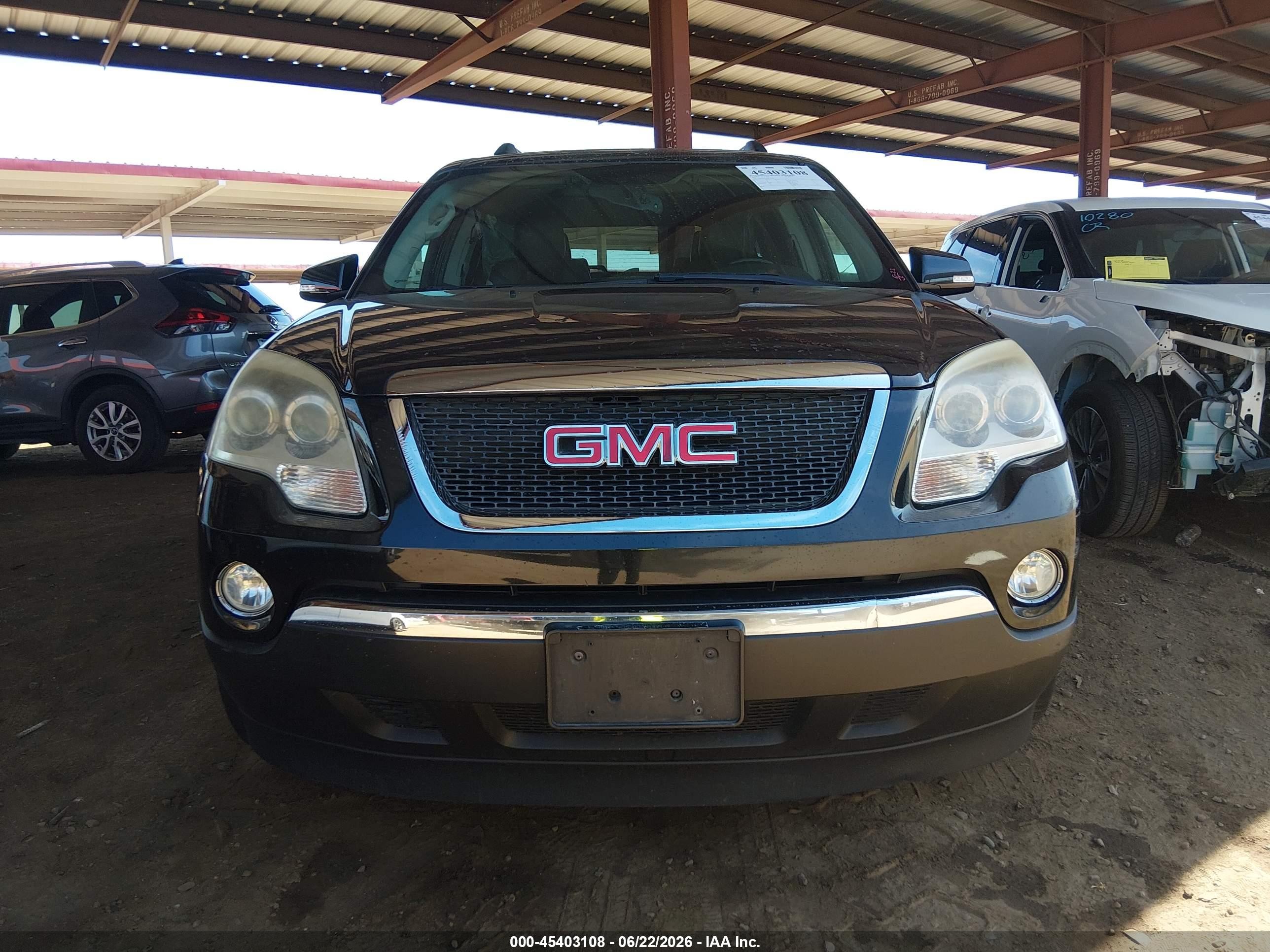 2011 Gmc Acadia Slt-2 Black vin: 1GKKVSED4BJ117700