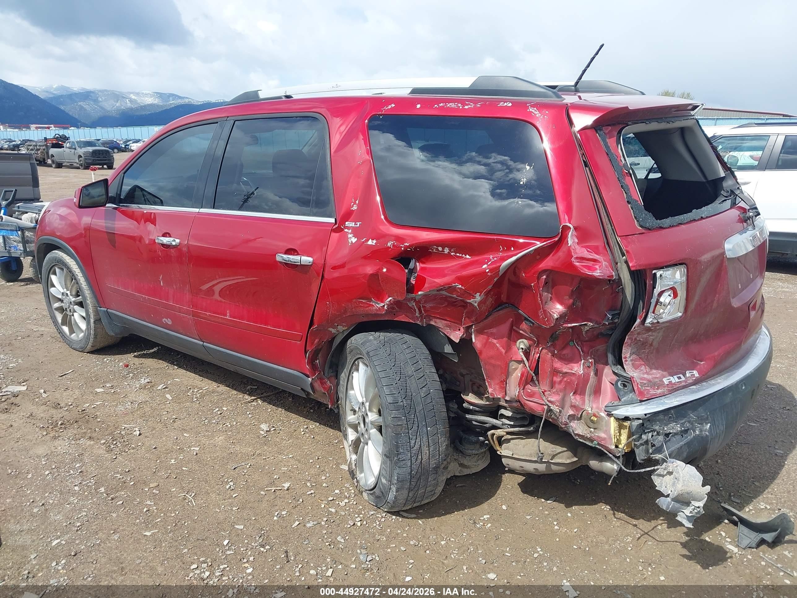 2012 Gmc Acadia Slt-2 Красный vin: 1GKKVSED4CJ170995