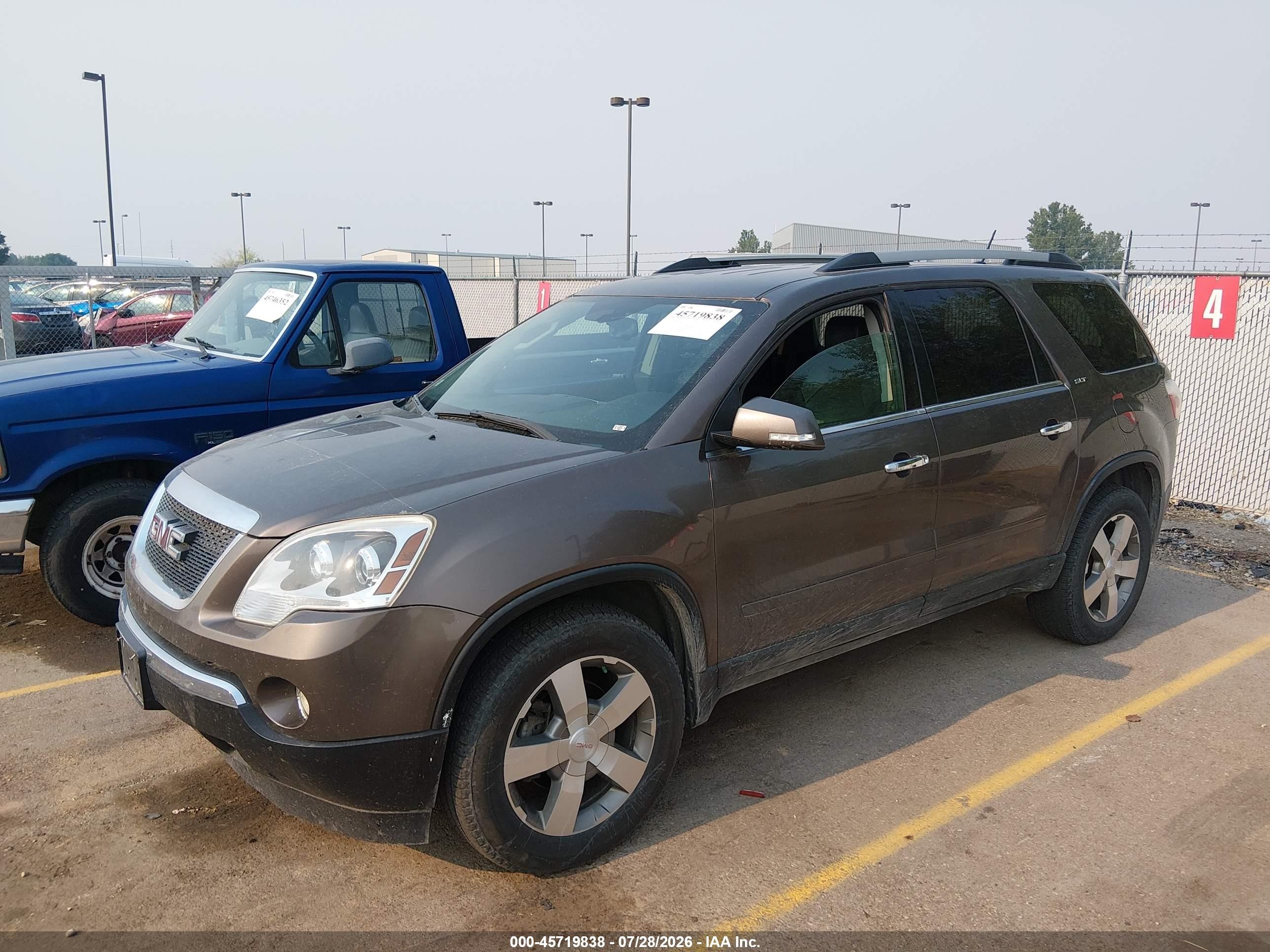 2011 Gmc Acadia Slt-2 Brown vin: 1GKKVSED9BJ232101