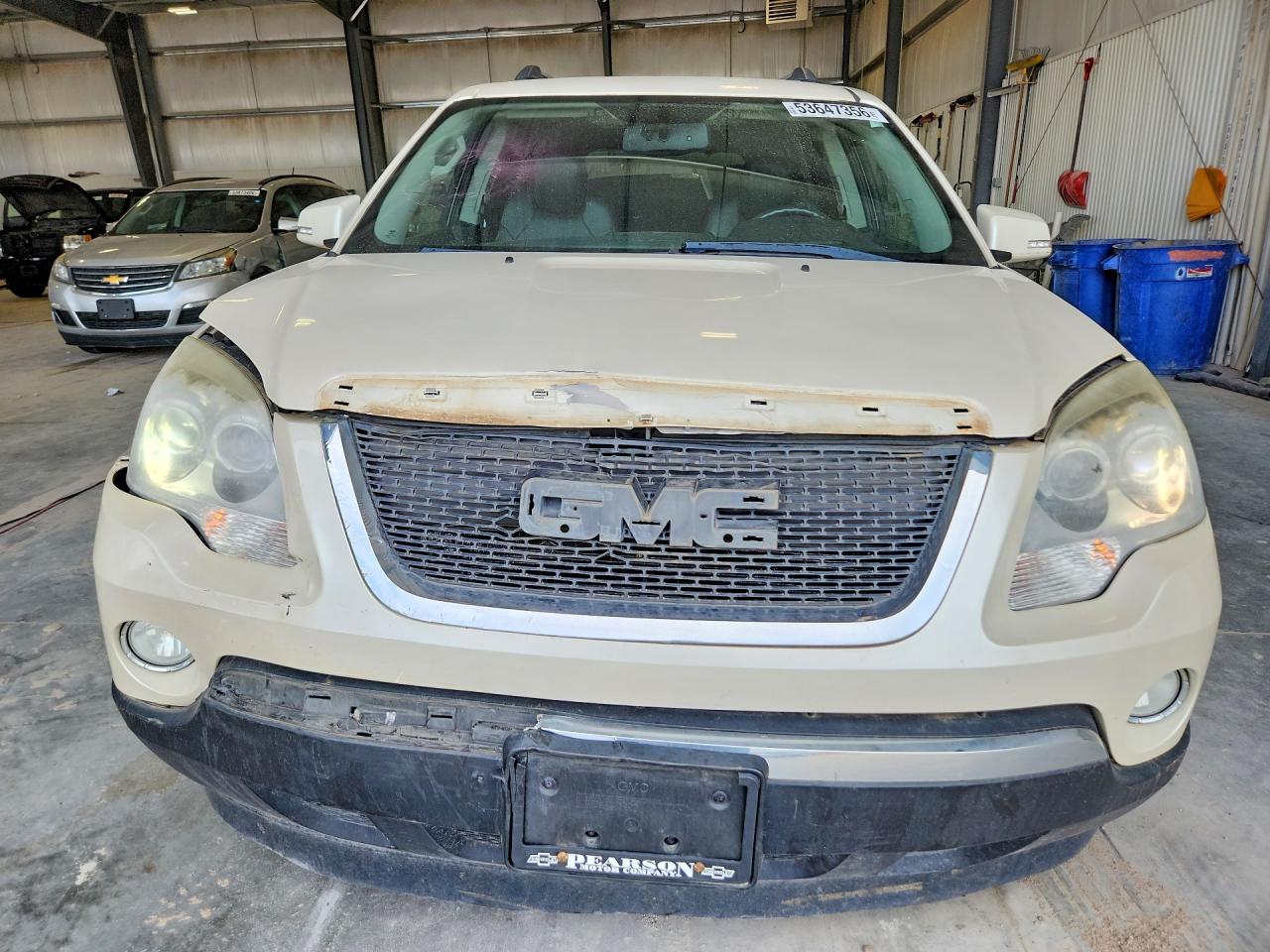 2011 Gmc Acadia Slt-2 White vin: 1GKKVSED9BJ351671