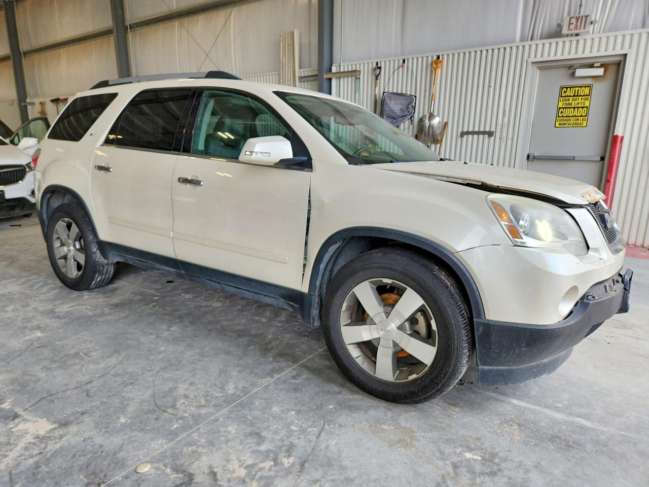 2011 Gmc Acadia Slt-2 White vin: 1GKKVSED9BJ351671