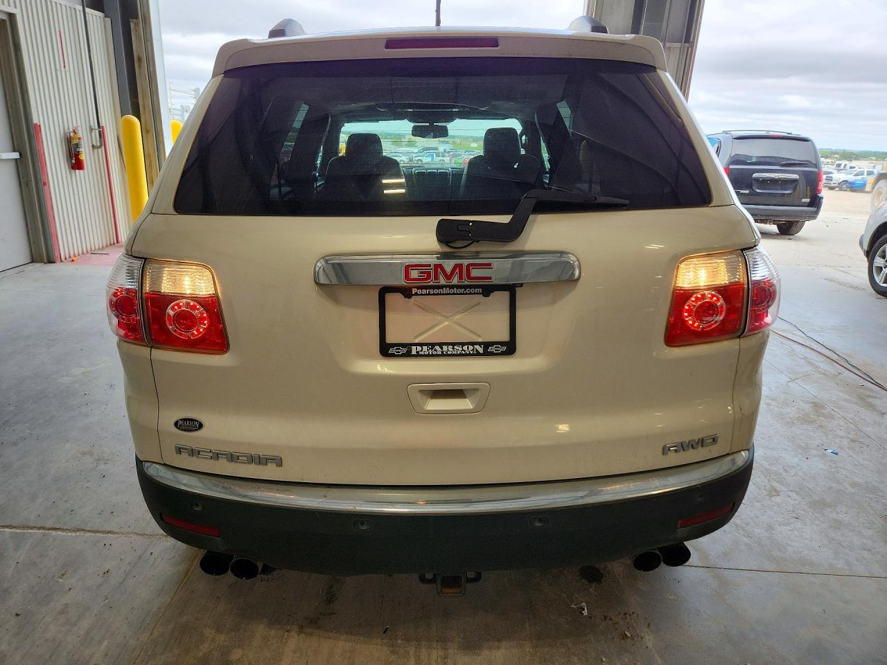 2011 Gmc Acadia Slt-2 White vin: 1GKKVSED9BJ351671